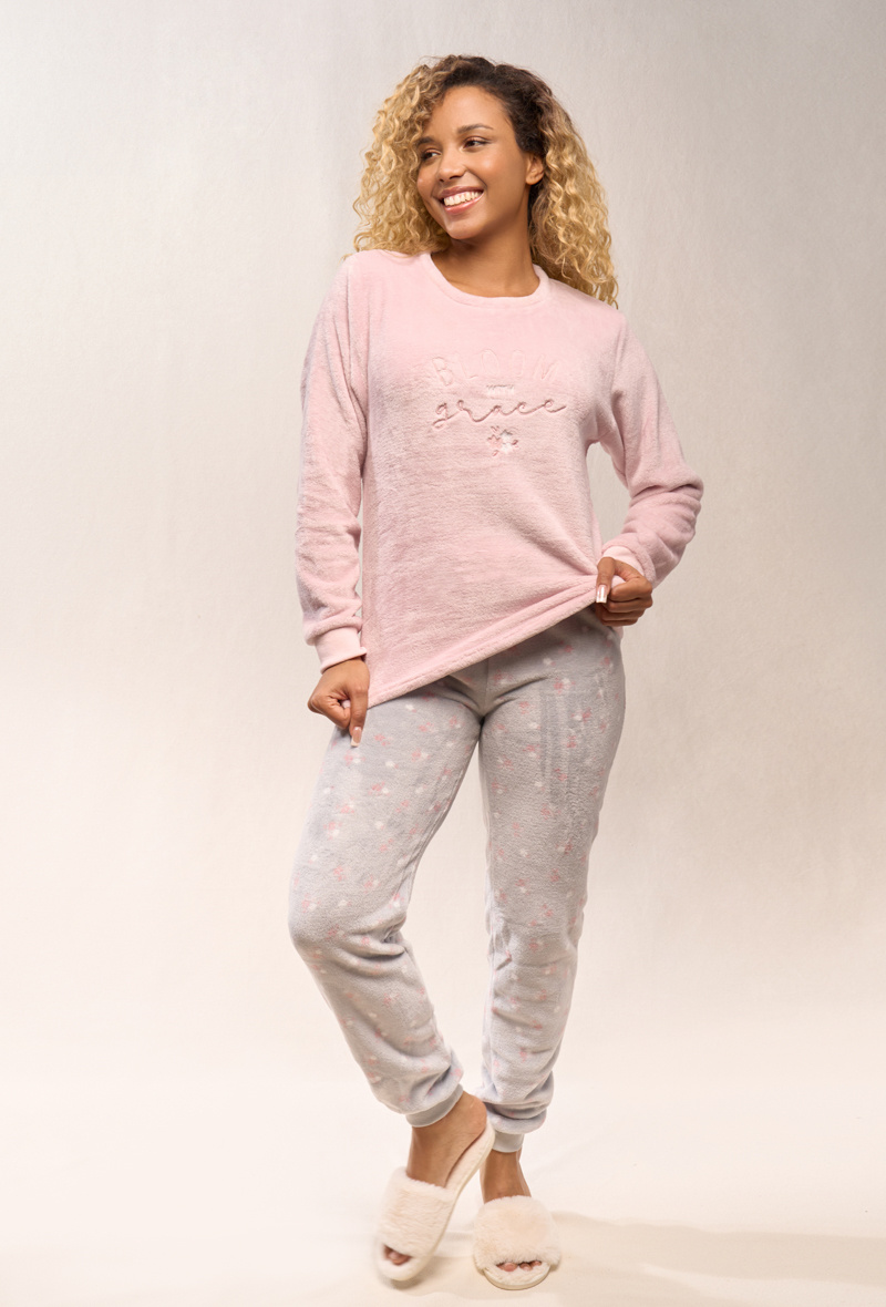 Grossiste H&Nathalie - Pyjama polaire