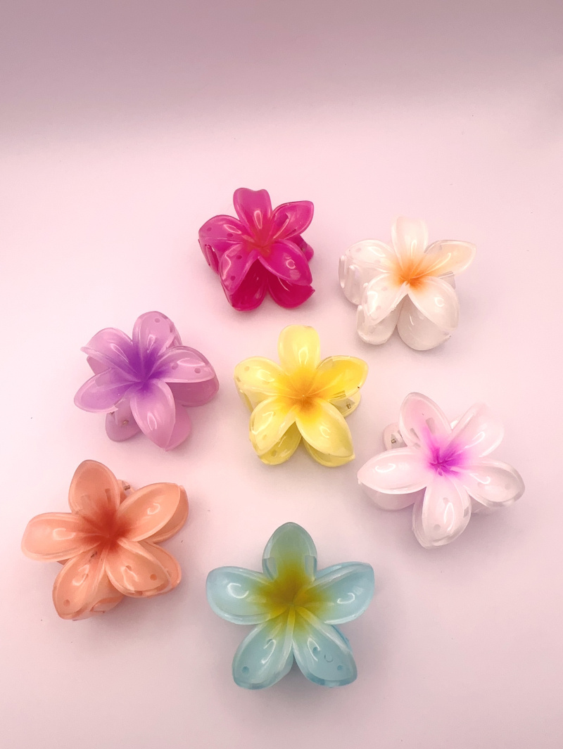 Grossiste H&T Bijoux - Pince à cheveux fleur (petite)