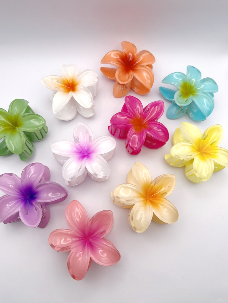 Grossiste H&T Bijoux - Pince à cheveux fleur (grand)