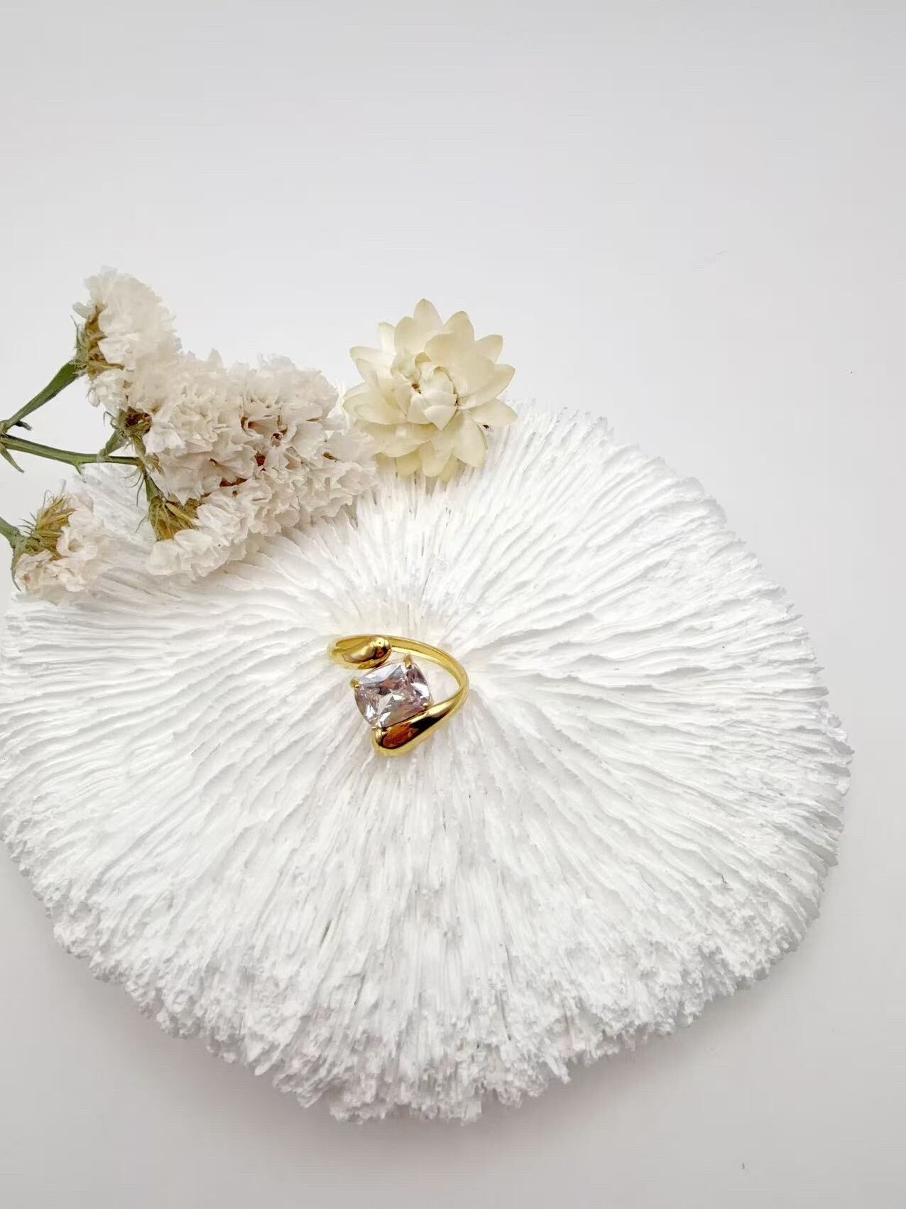 Grossiste H&T Bijoux - Bague ajustable en acier inoxydable