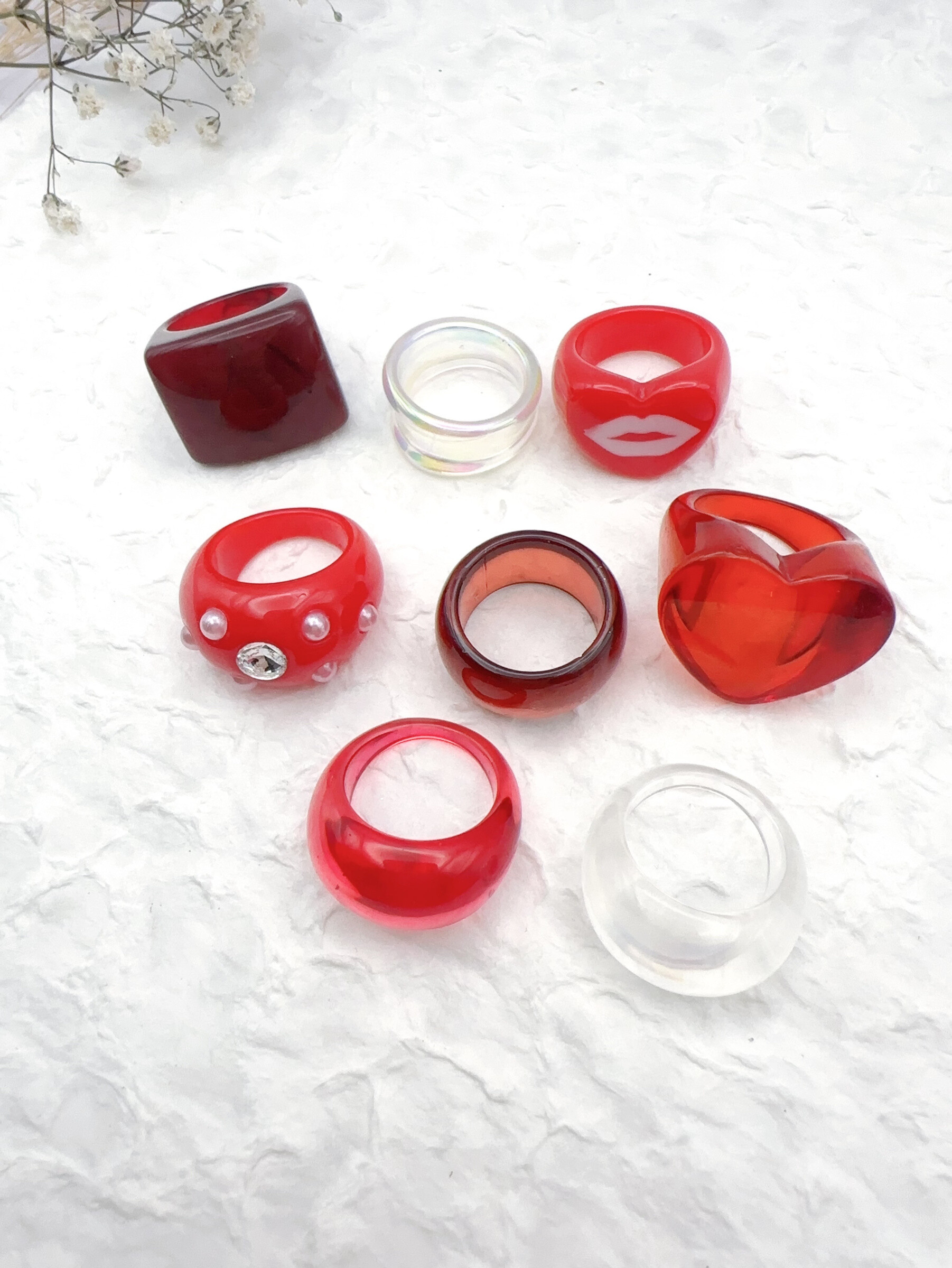 Wholesaler H&T Bijoux - Acrylic ring