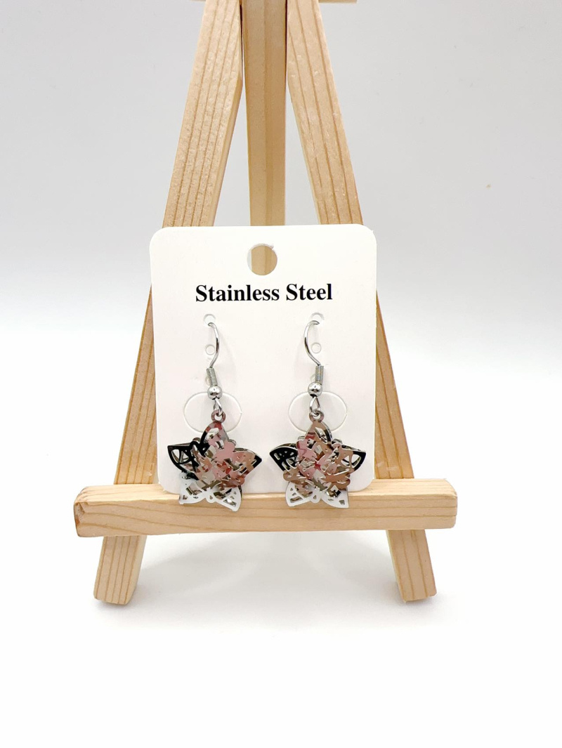 Mayorista H&T Bijoux - Pendientes de acero