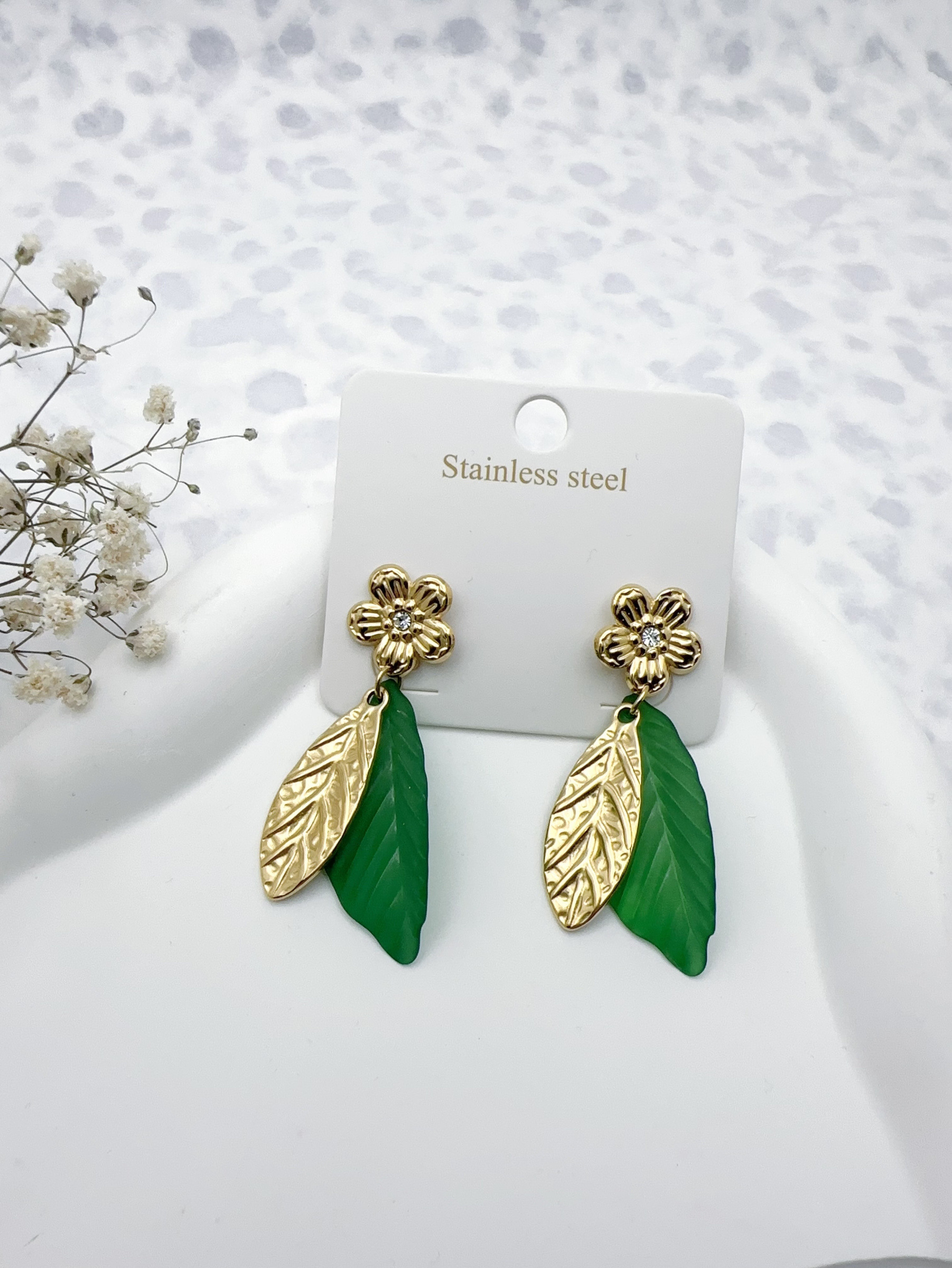 Mayorista H&T Bijoux - Pendientes de acero inoxidable