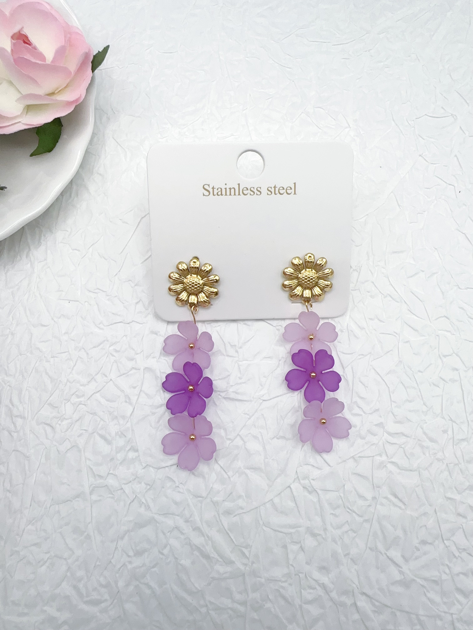 Mayorista H&T Bijoux - Pendientes de acero inoxidable