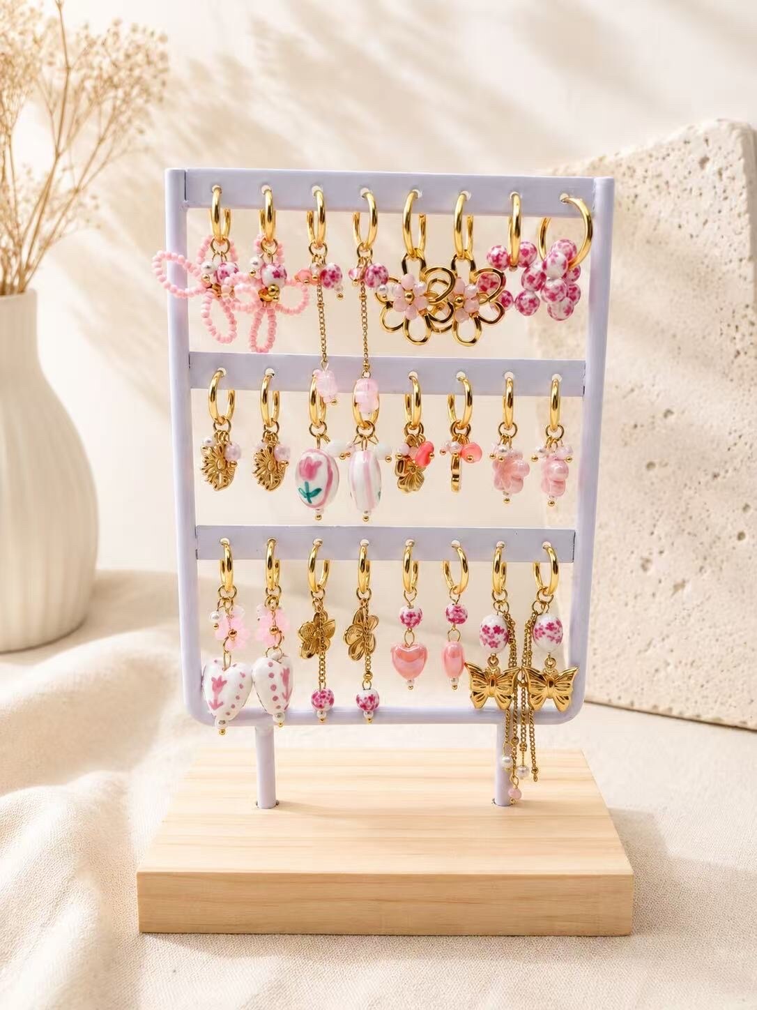 Grossiste H&T Bijoux - Boucles d’oreilles en acier inoxydable