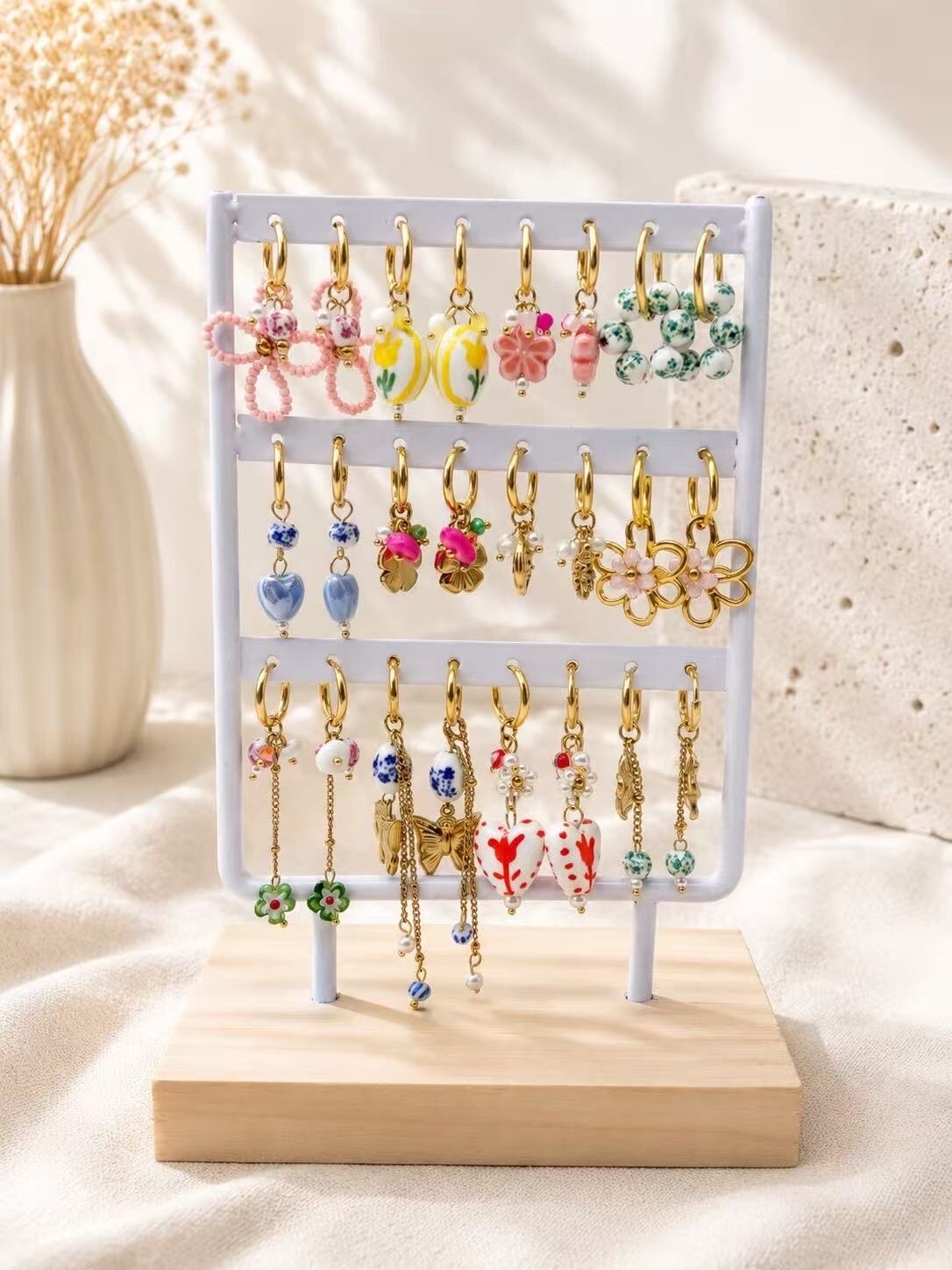 Grossiste H&T Bijoux - Boucles d’oreilles en acier inoxydable