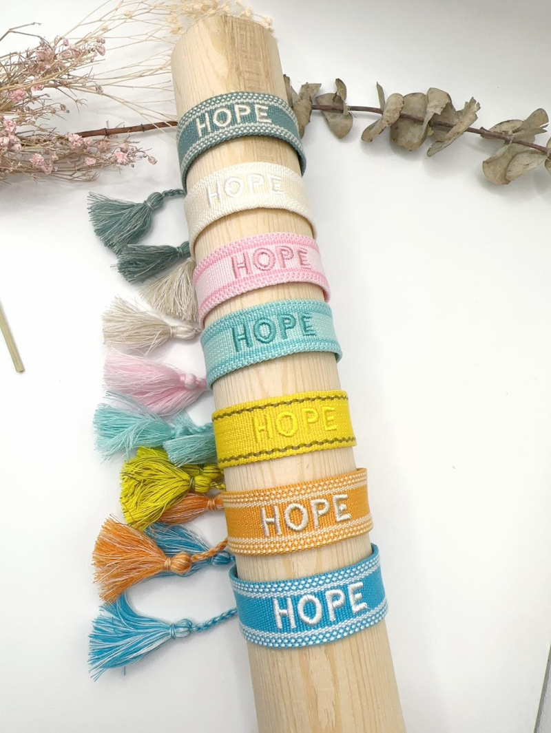 Mayorista H&T Bijoux - Pulsera de tela ajustable