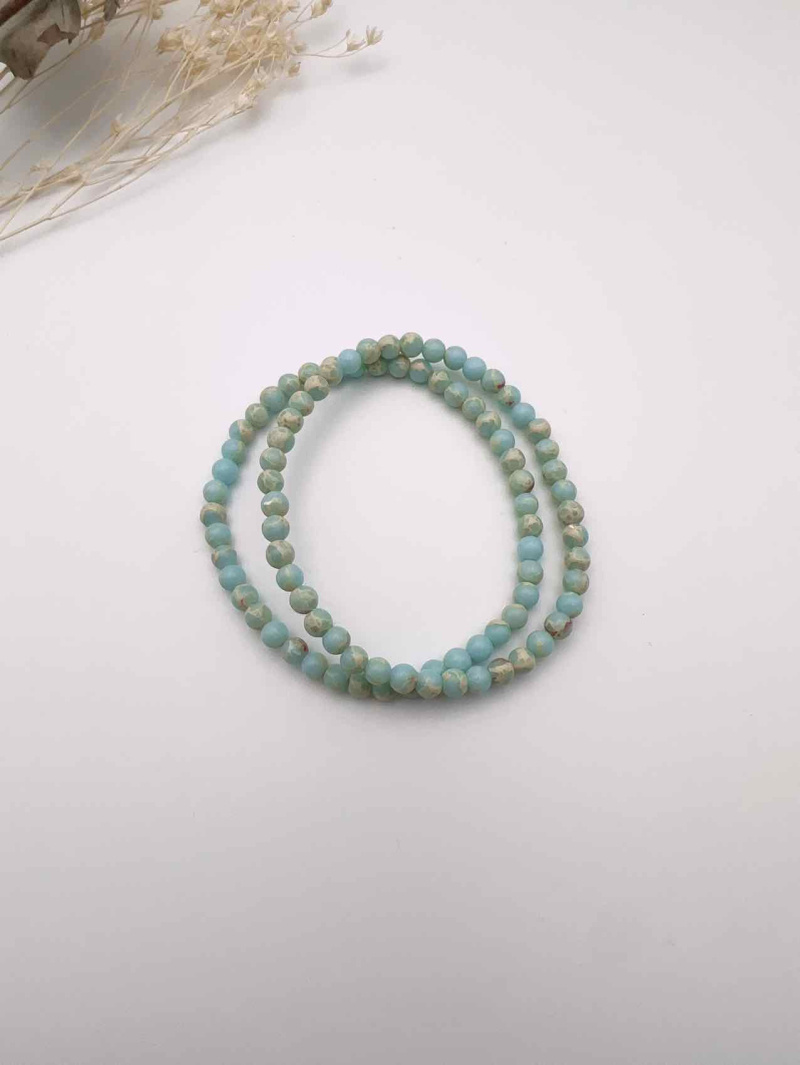 Mayorista H&T Bijoux - Pulsera elástica de piedras