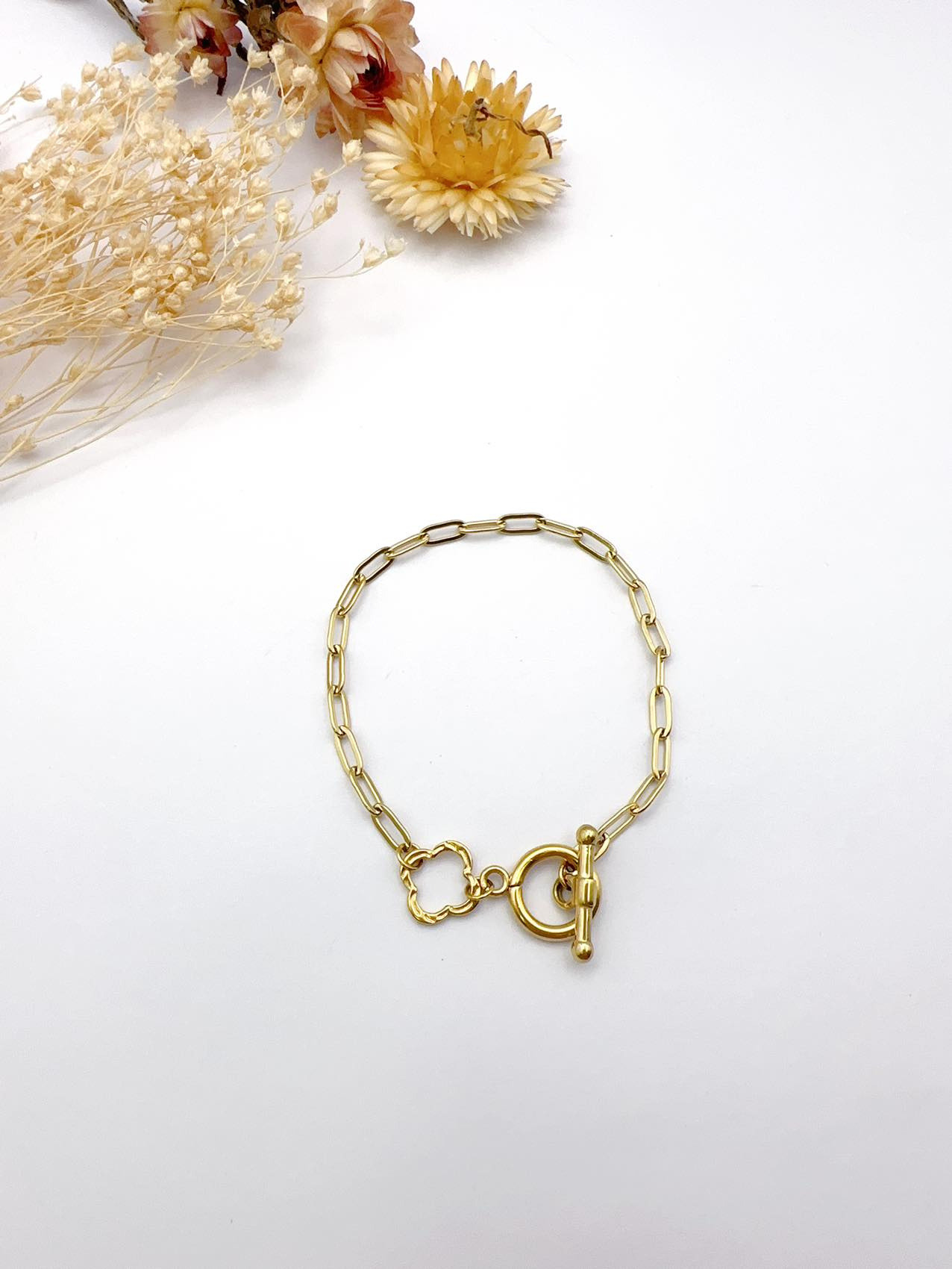 Mayorista H&T Bijoux - Brazalete de acero inoxidable.