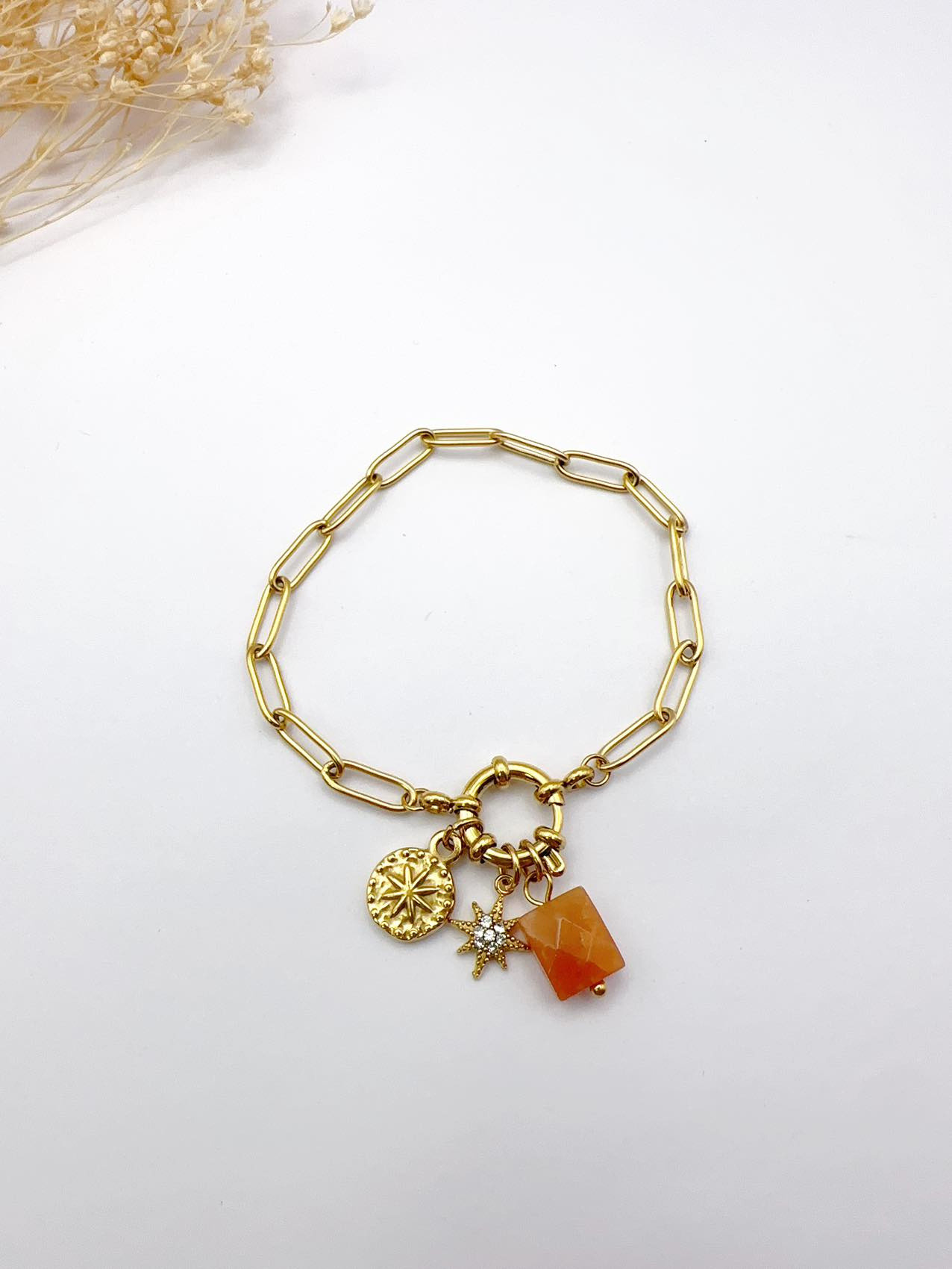 Mayorista H&T Bijoux - Brazalete de acero inoxidable.