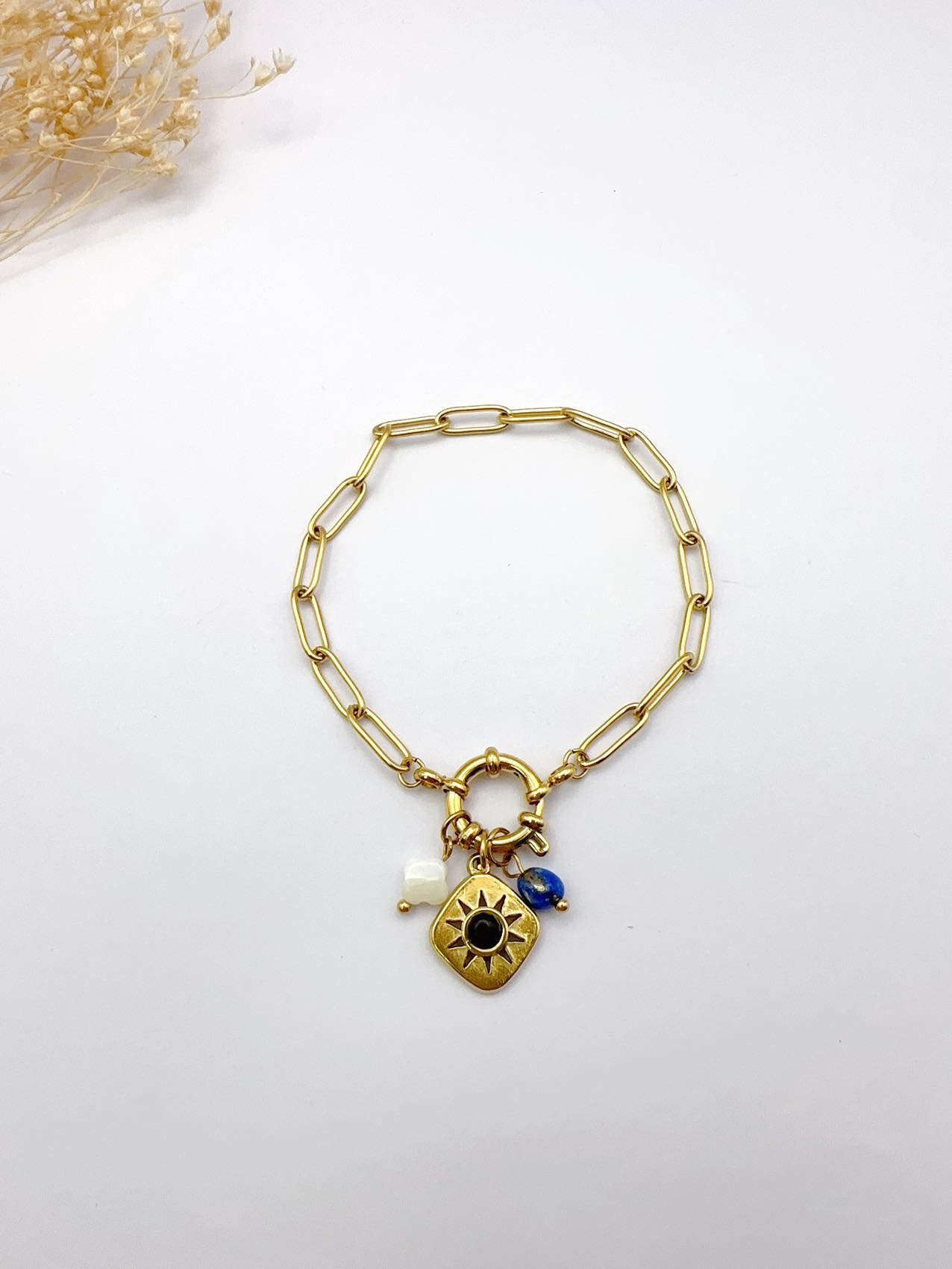 Mayorista H&T Bijoux - Brazalete de acero inoxidable.