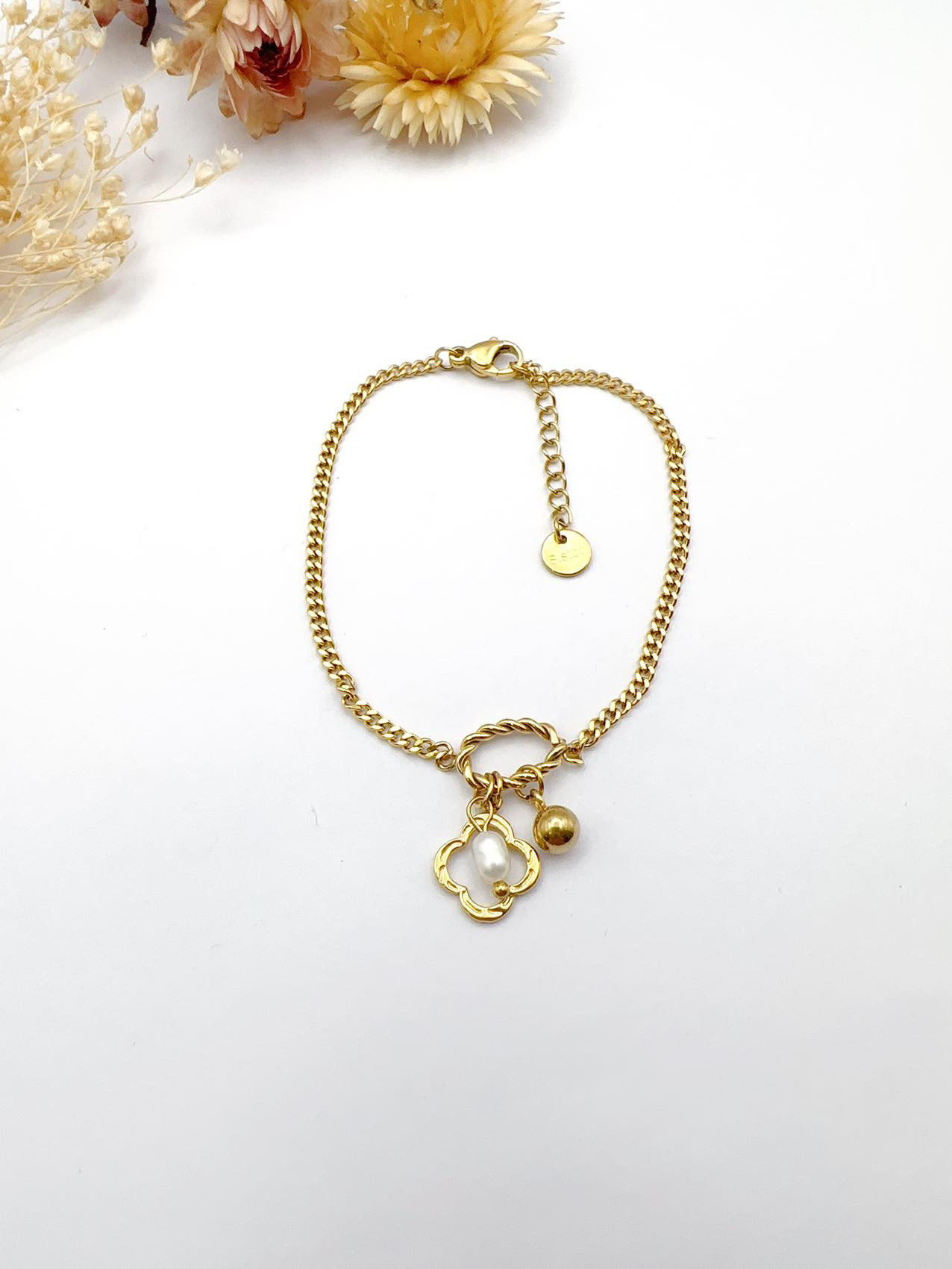 Mayorista H&T Bijoux - Brazalete de acero inoxidable.