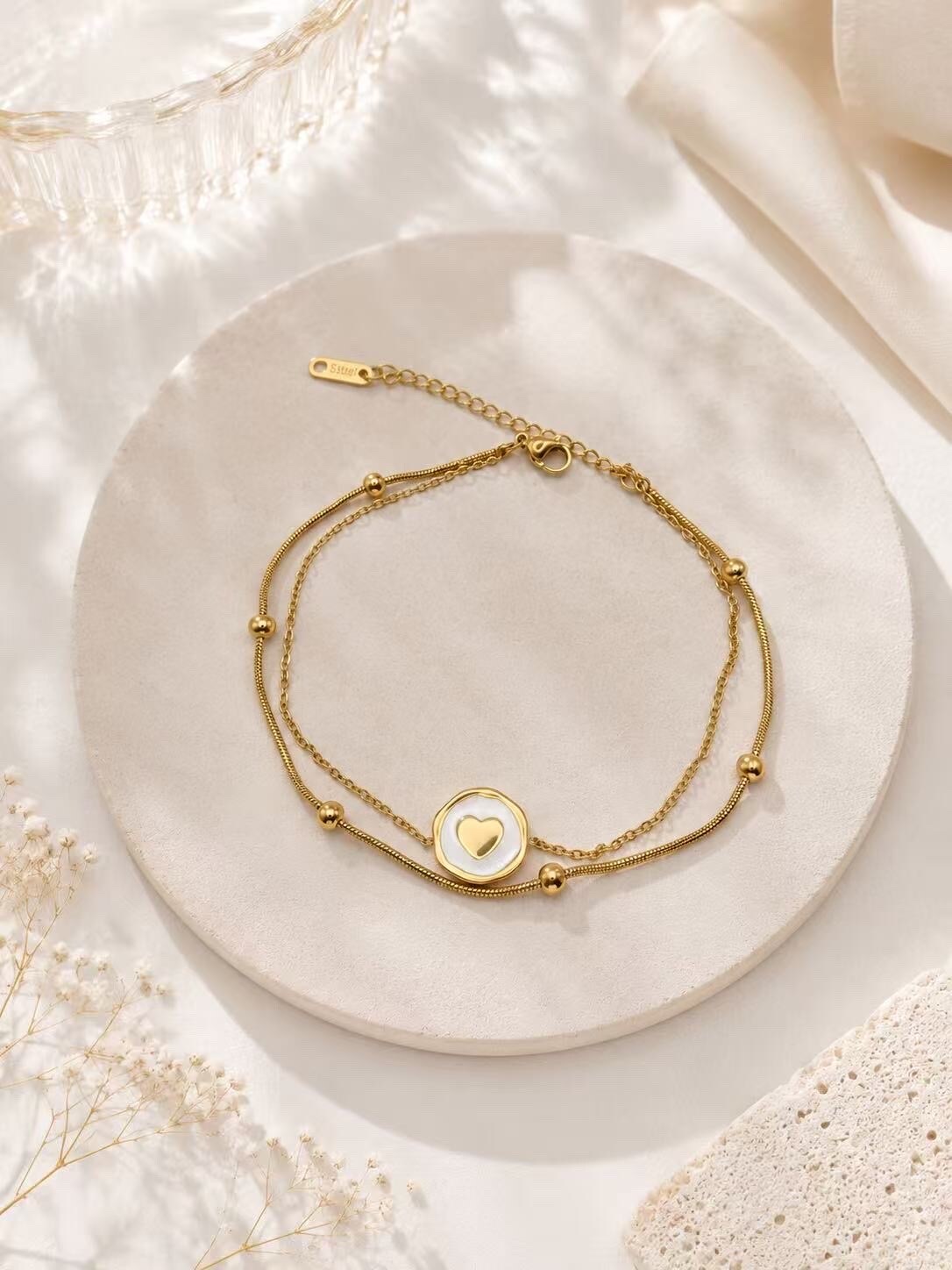 Grossiste H&T Bijoux - Chaîne de cheville en acier inoxydable