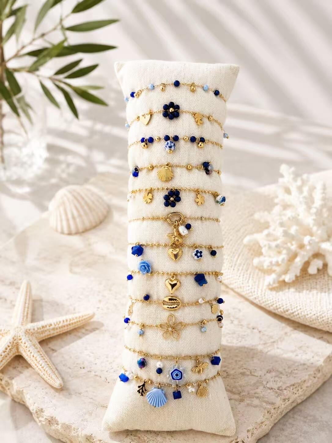 Grossista H&T Bijoux - Bracciale in cordoncino colorato in acciaio inossidabile