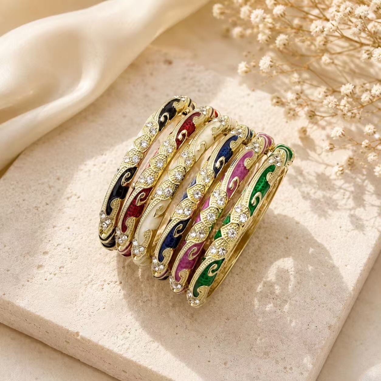 Grossiste H&T Bijoux - Bracelet émaillée