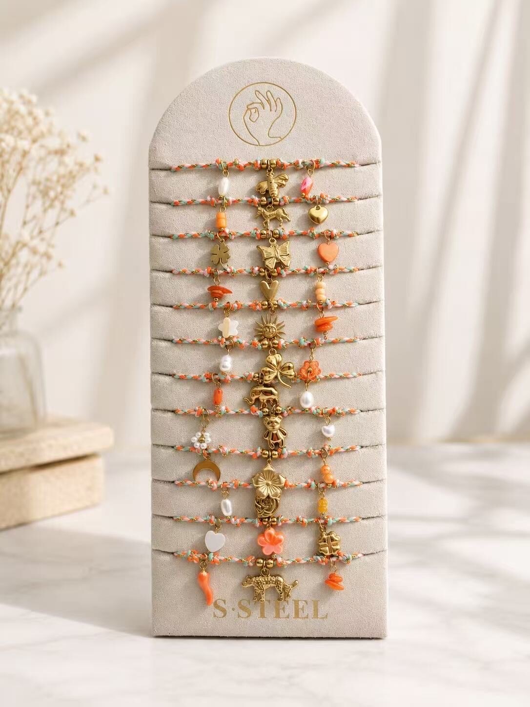 Mayorista H&T Bijoux - Brazalete de acero inoxidable