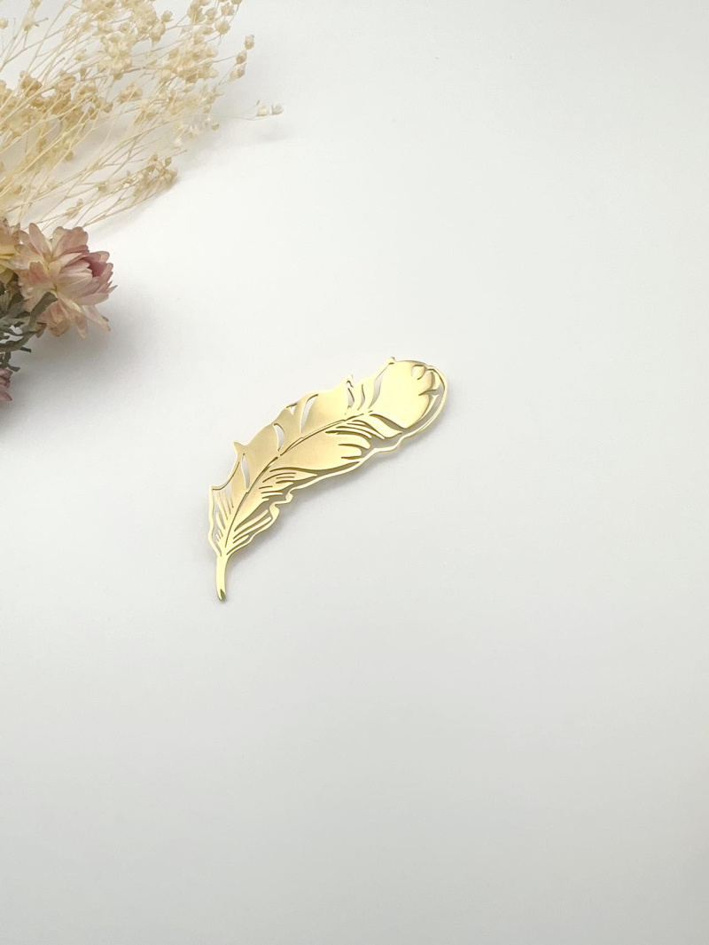 Grossiste H&T Bijoux - Broche en acier inoxydable.