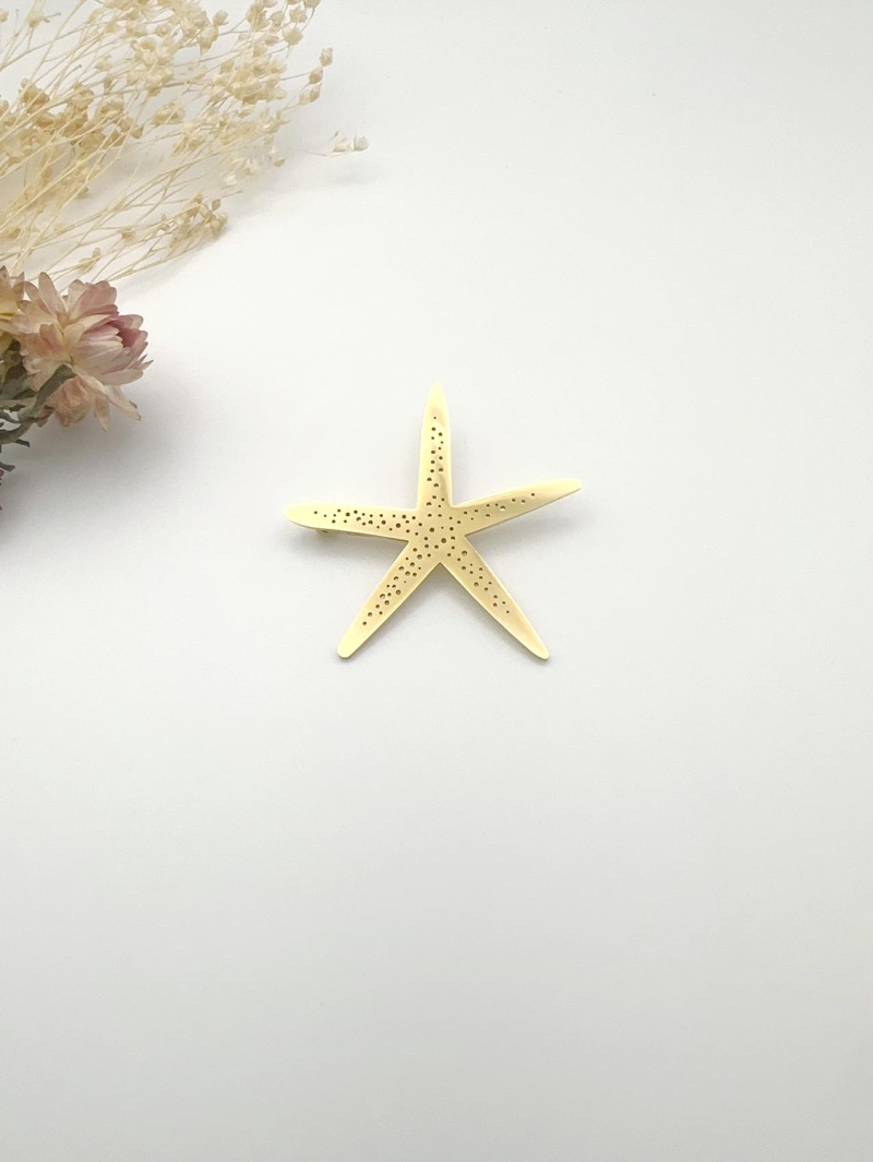Grossiste H&T Bijoux - Broche en acier inoxydable.
