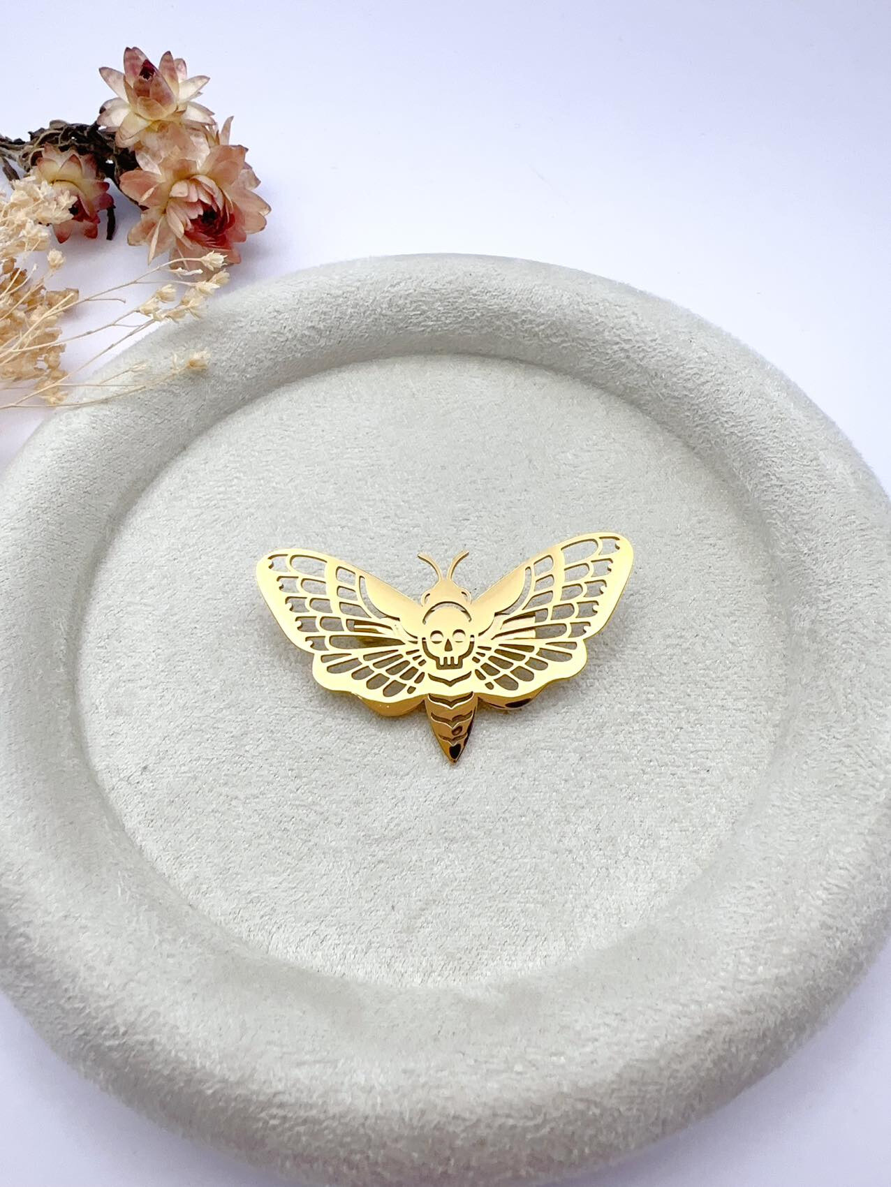 Grossiste H&T Bijoux - Broche en acier inoxydable.