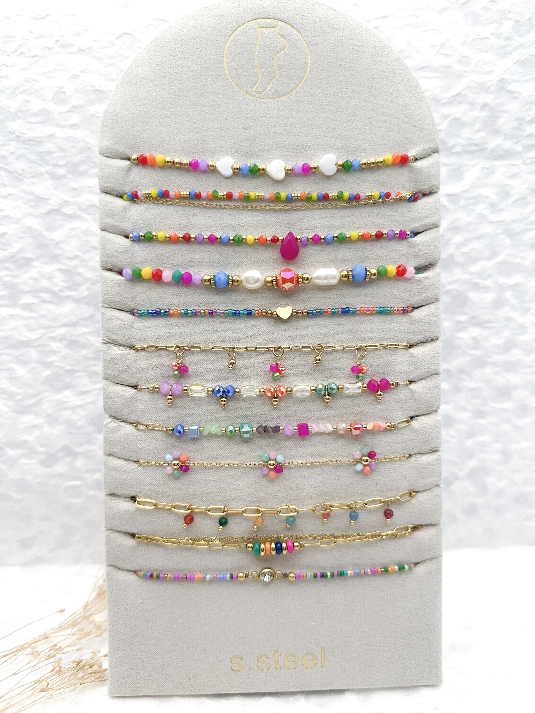 Großhändler H&T Bijoux - Knöchelkette