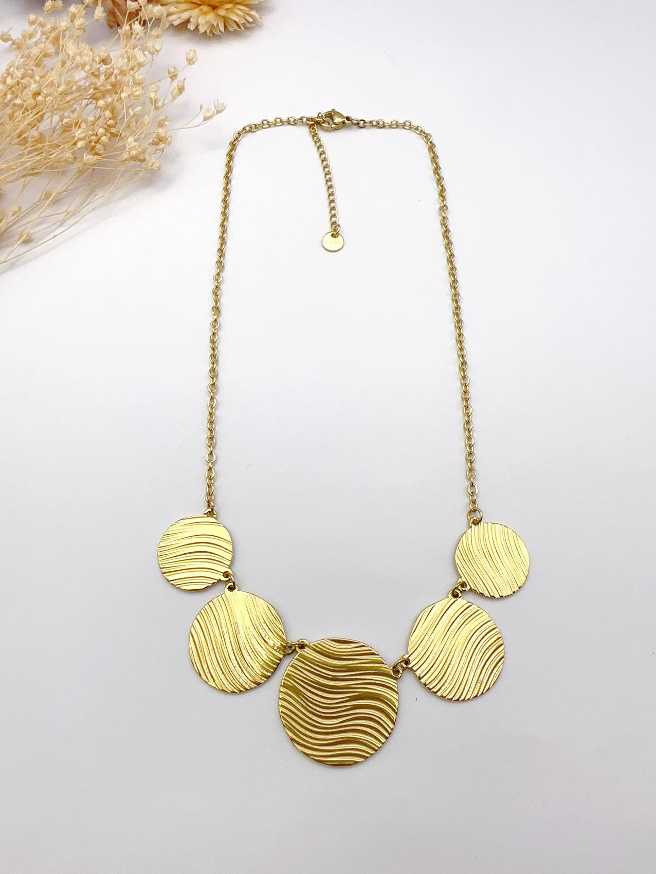 Mayorista H&T Bijoux - Collar de acero inoxidable.