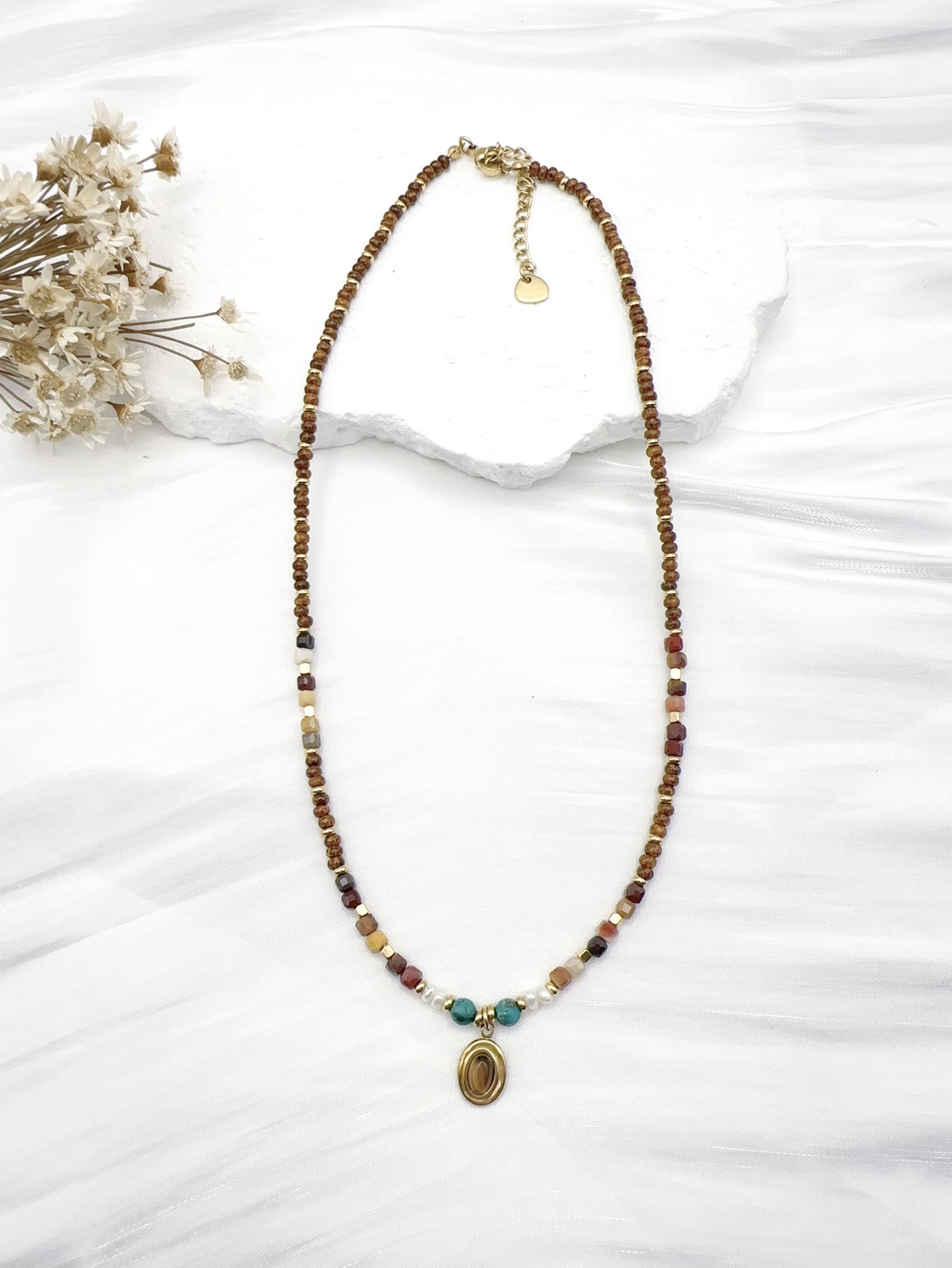 Grossiste H&T Bijoux - Collier en acier inoxydable.
