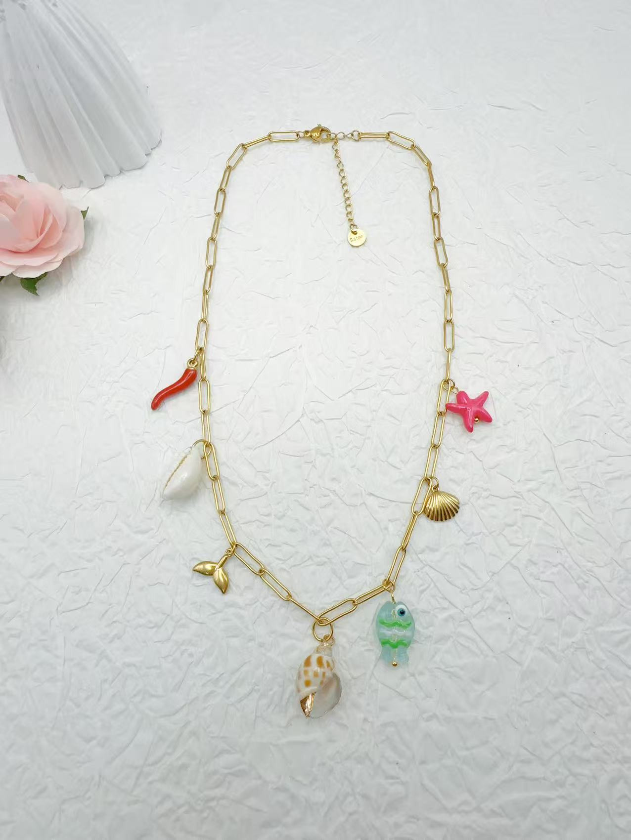 Mayorista H&T Bijoux - Collar de acero inoxidable