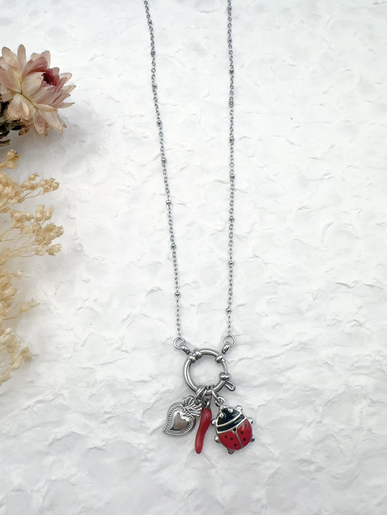 Mayorista H&T Bijoux - Collar de acero inoxidable.
