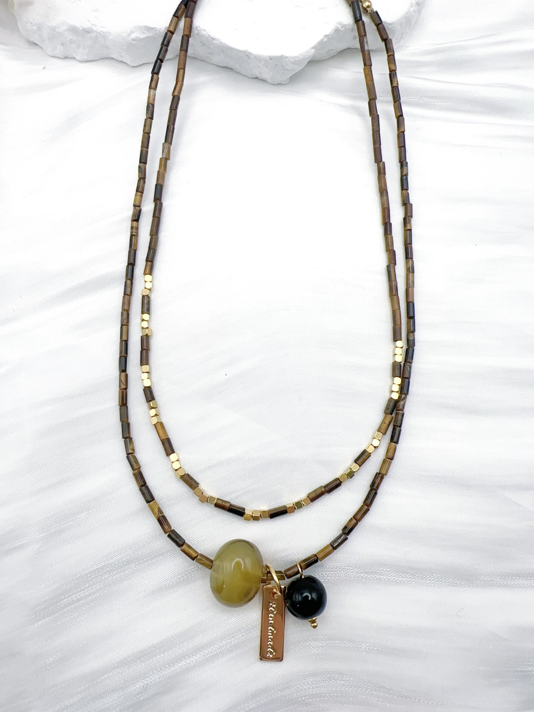 Grossiste H&T Bijoux - Collier en acier inoxydable.