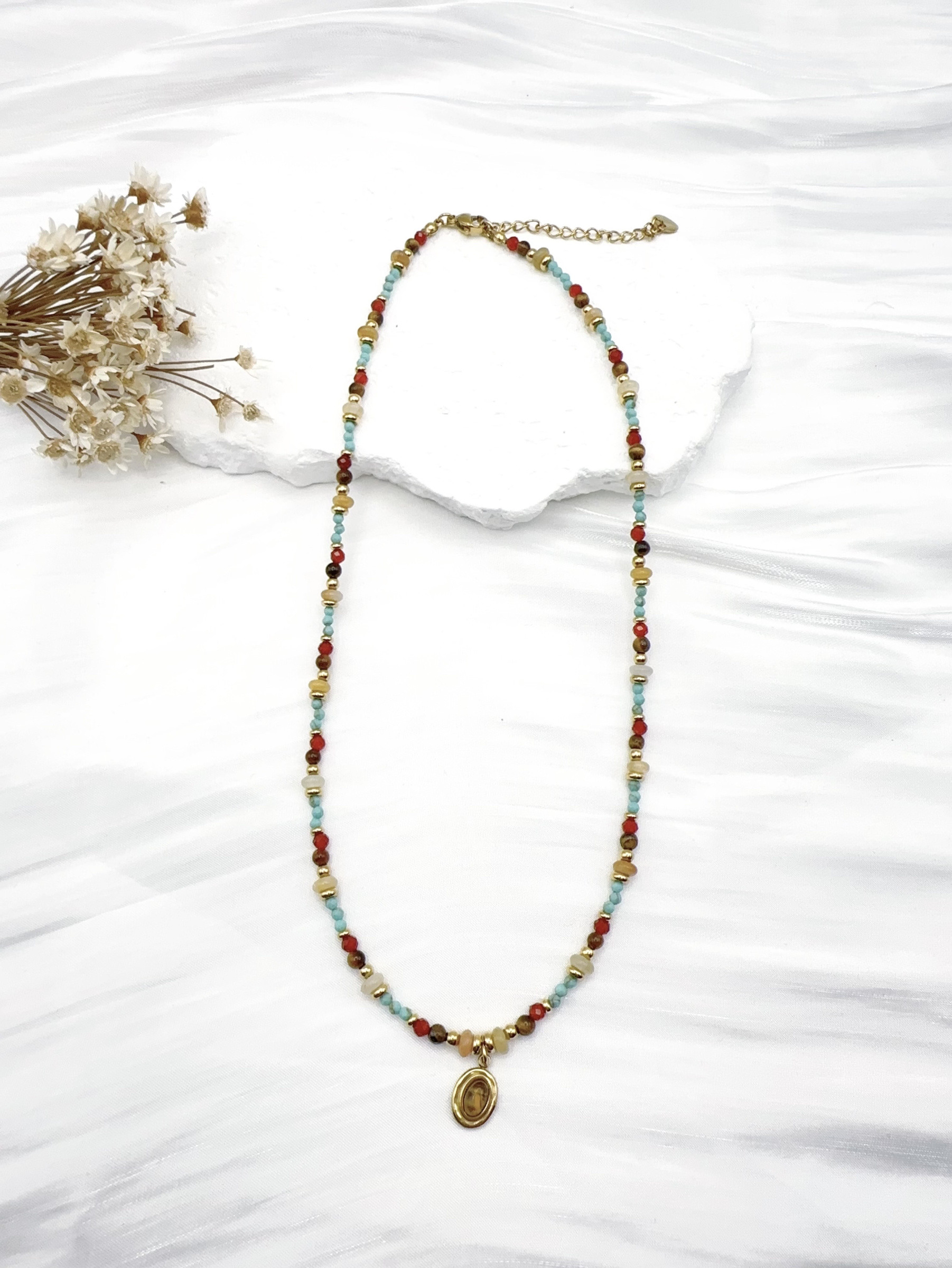 Grossiste H&T Bijoux - Collier en acier inoxydable.