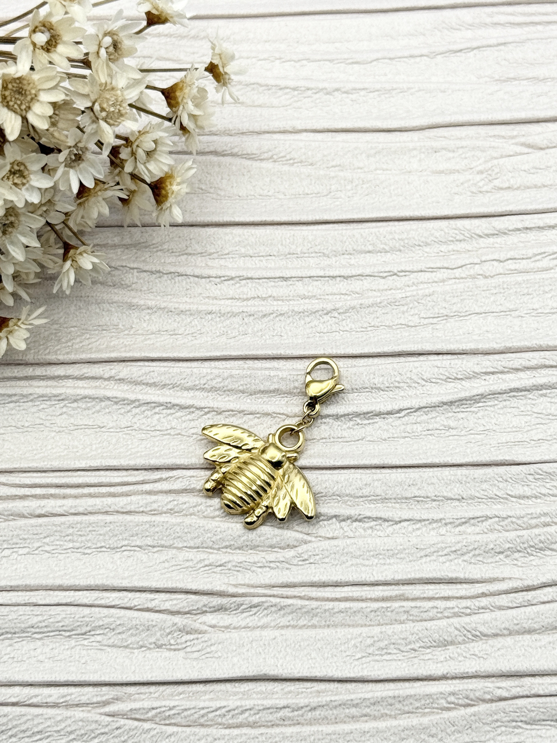 Mayorista H&T Bijoux - Encanto de acero inoxidable.
