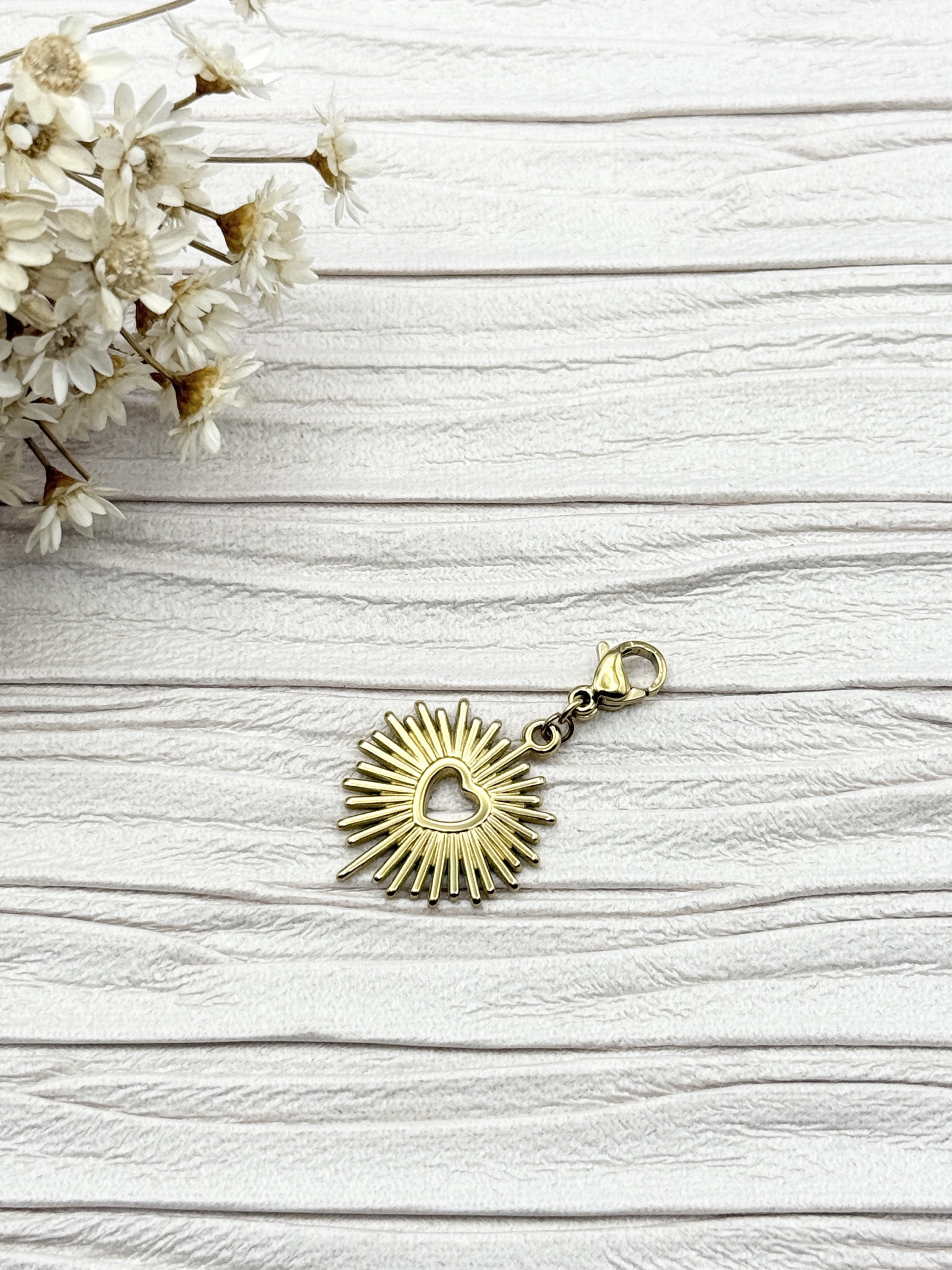 Mayorista H&T Bijoux - Encanto de acero inoxidable.