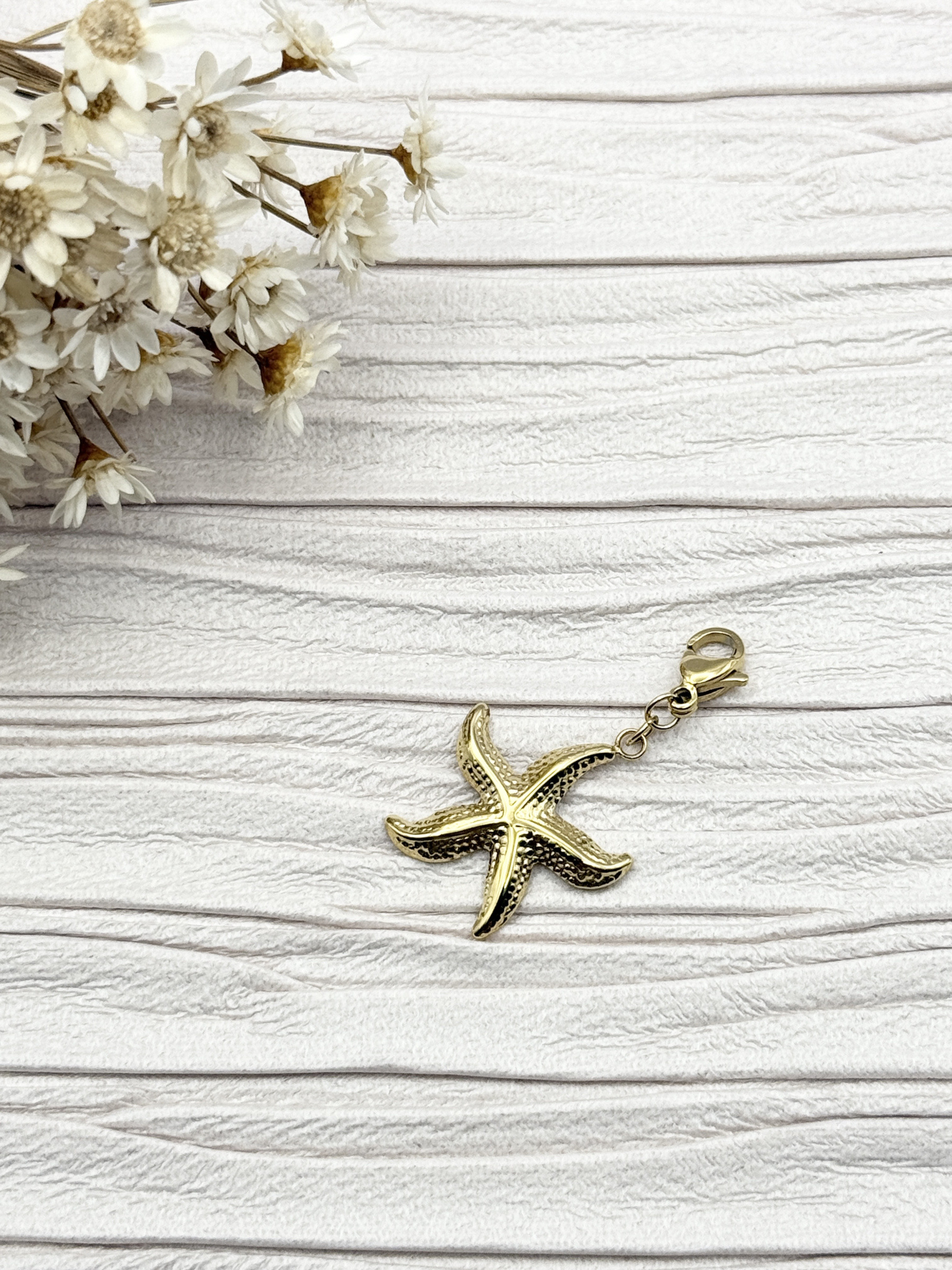 Mayorista H&T Bijoux - Encanto de acero inoxidable.