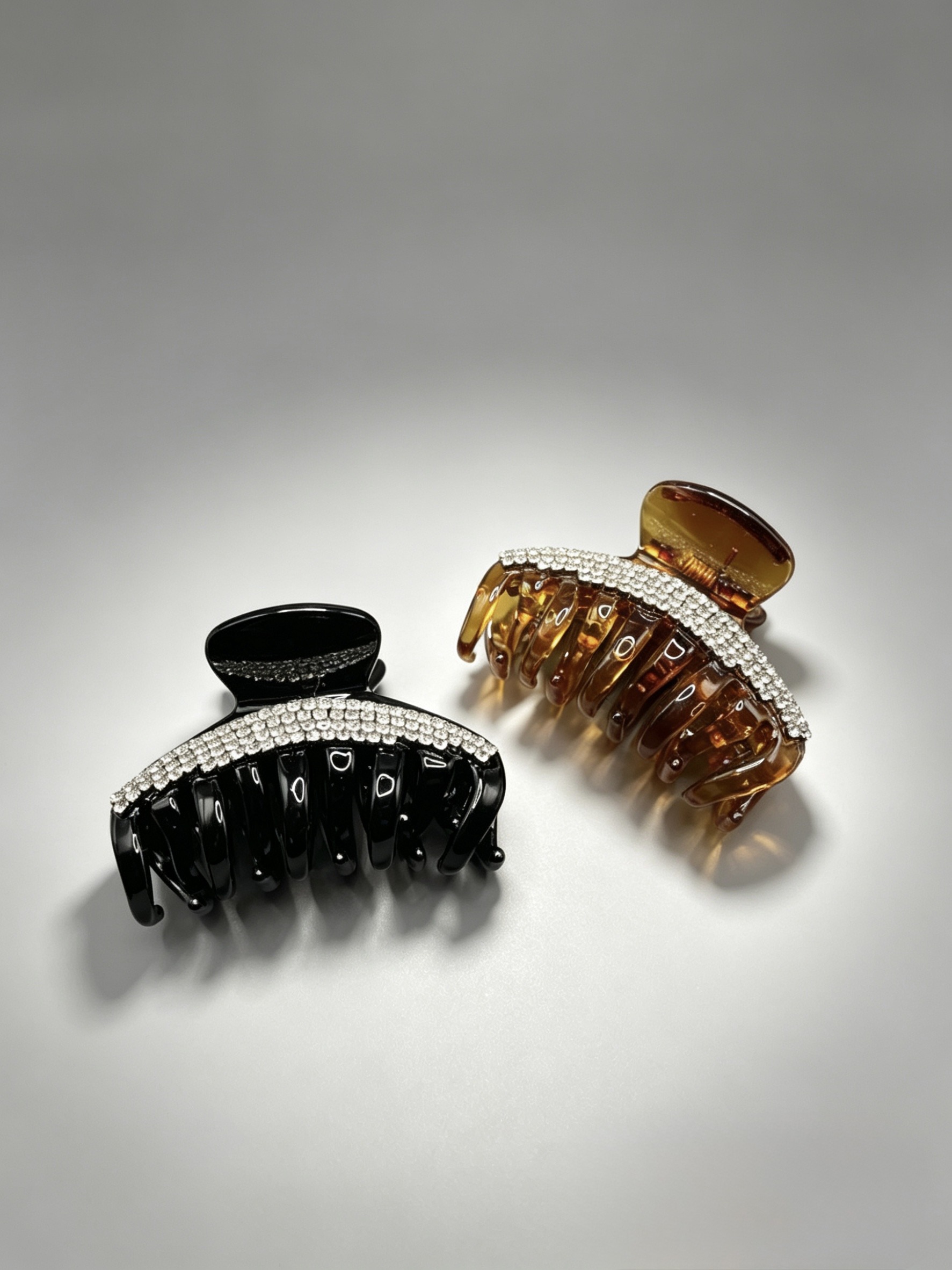 Wholesaler HANA BIJOUX - Rhinestone hair clip length 6.5cm