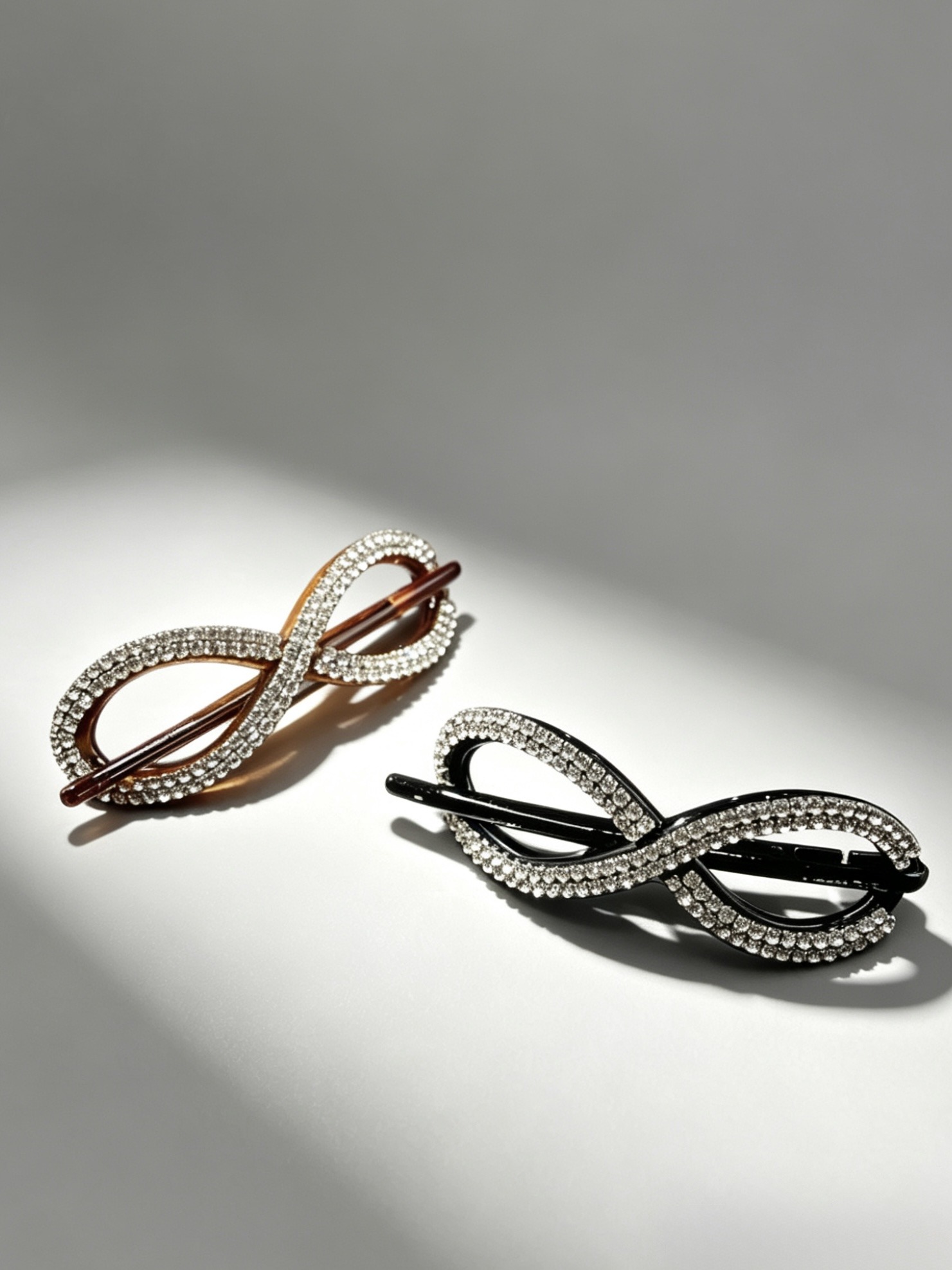 Mayorista HANA BIJOUX - Horquilla de lazo con strass longitud 8 cm