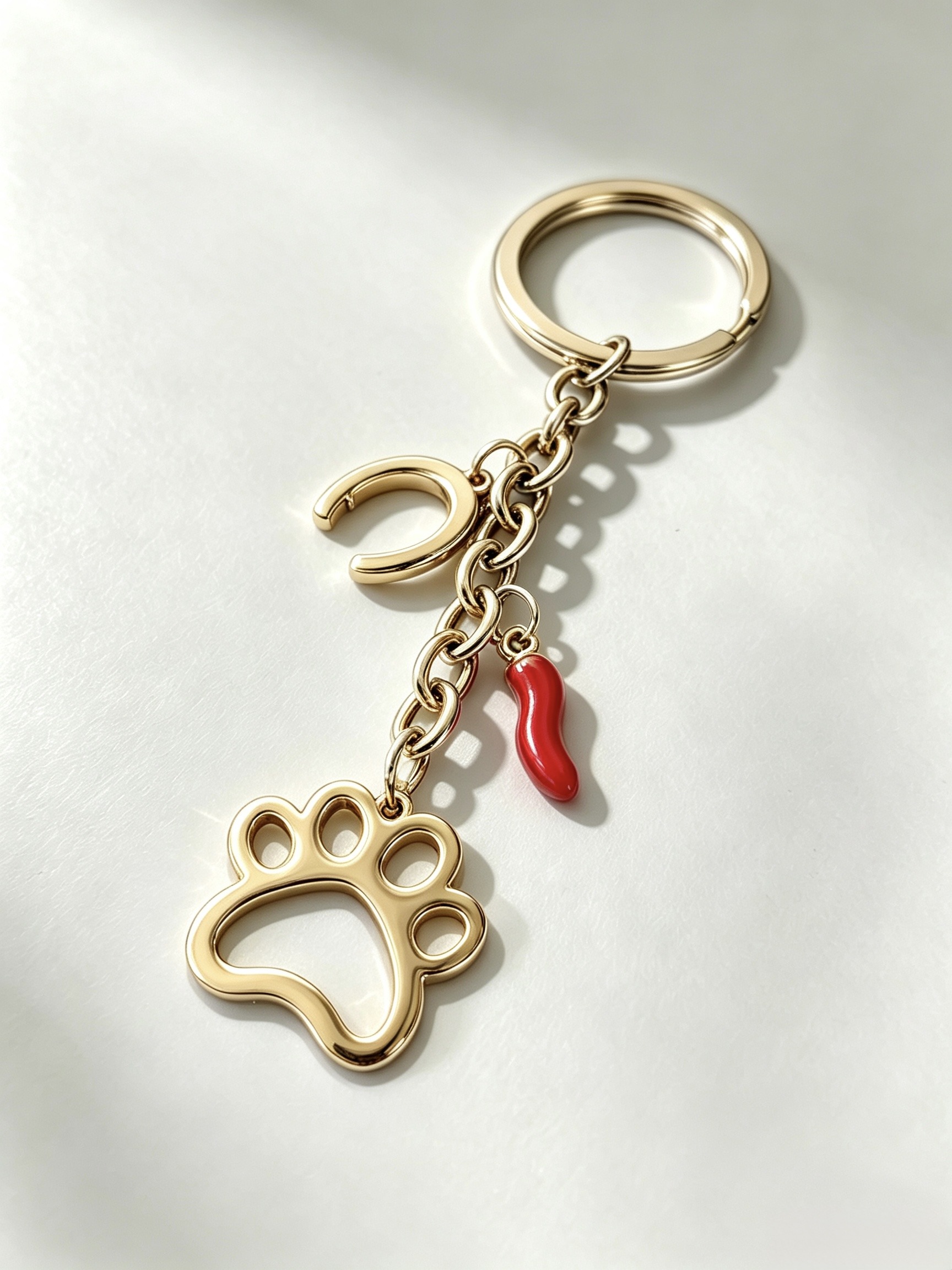 Mayorista HANA BIJOUX - Llavero y Charms para Bolsos Patita y Amuleto de la Suerte – Variante Oro / Plata