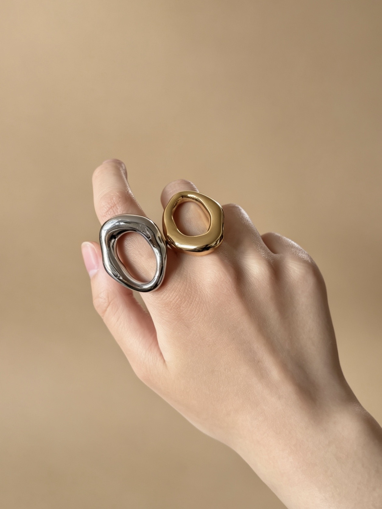 Wholesaler HANA BIJOUX - Maxi Circle Rings
