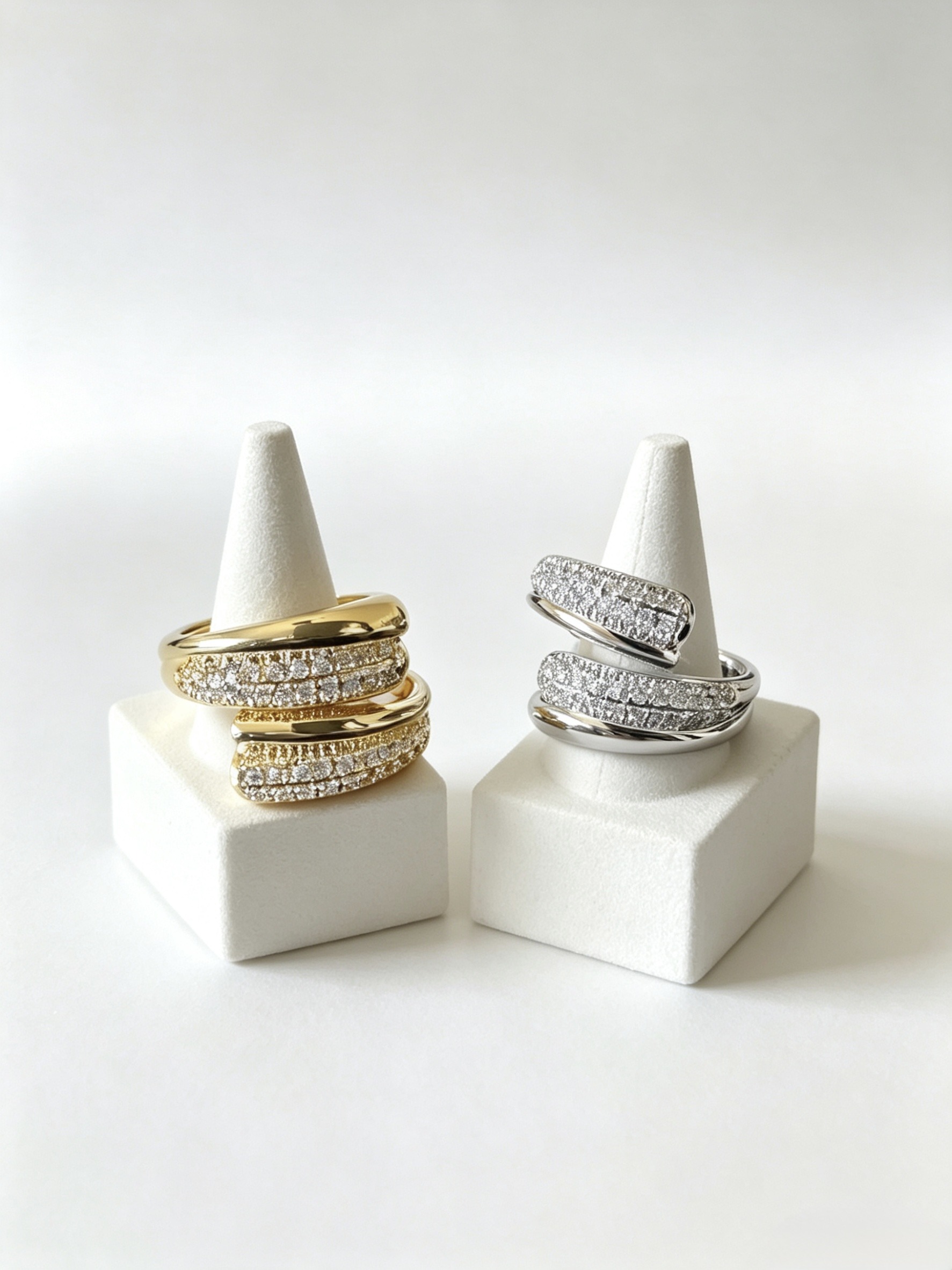 Mayorista HANA BIJOUX - Anillos cruzados de múltiples hilos