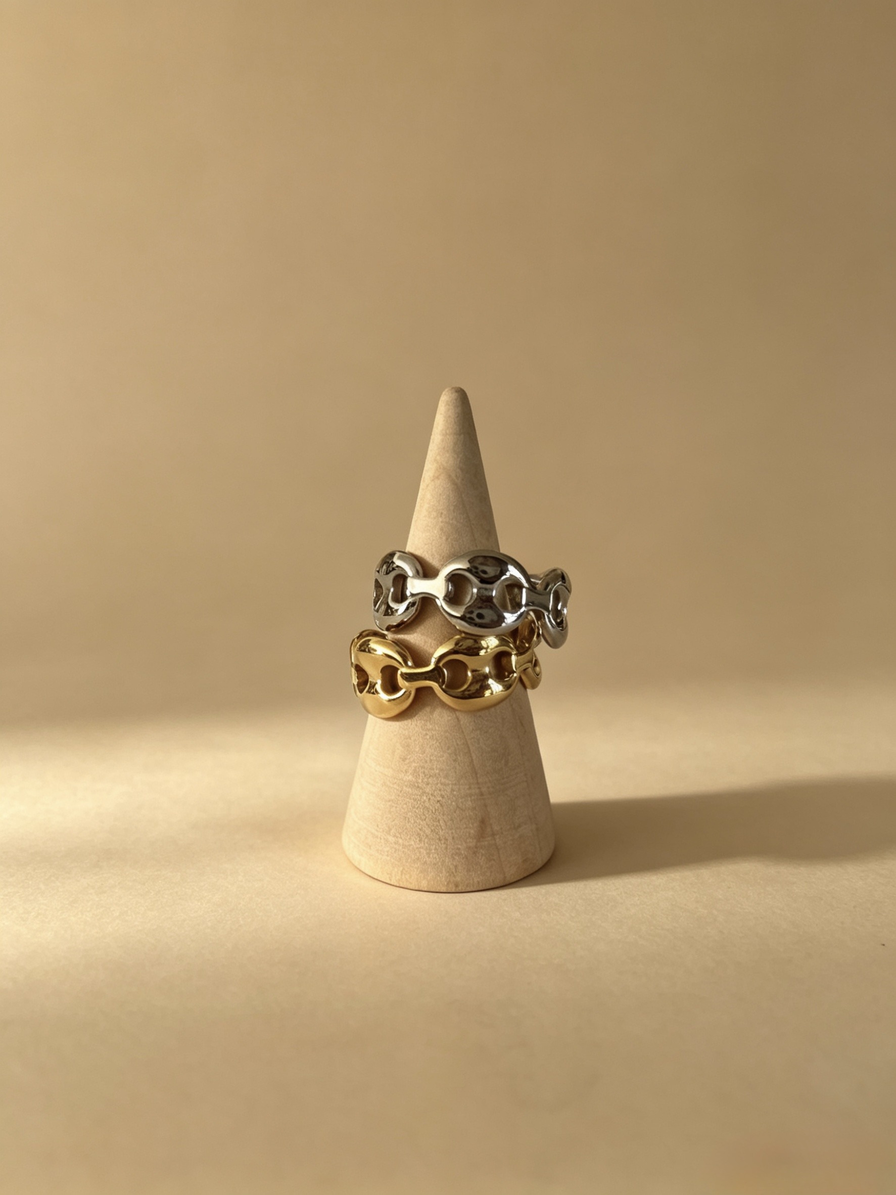 Wholesaler HANA BIJOUX - Nautical mesh band rings
