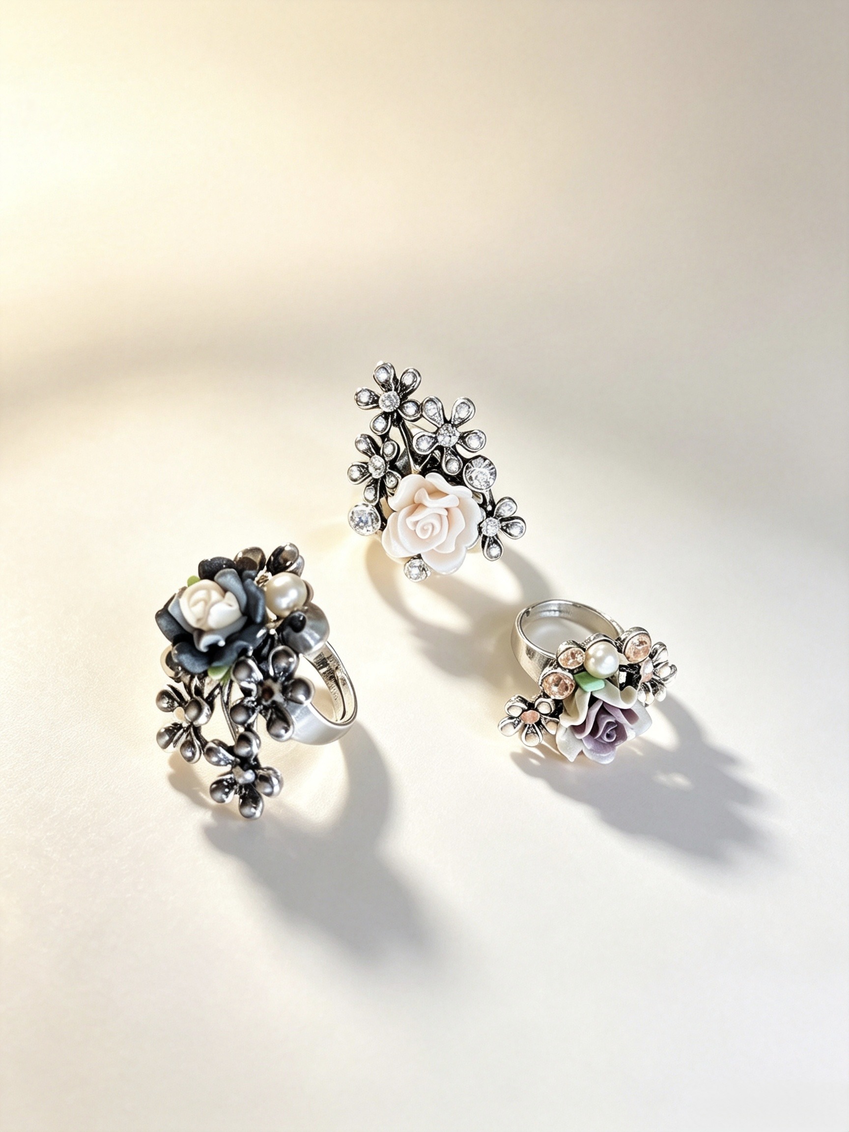 Wholesaler HANA BIJOUX - Floral Bouquet Ring