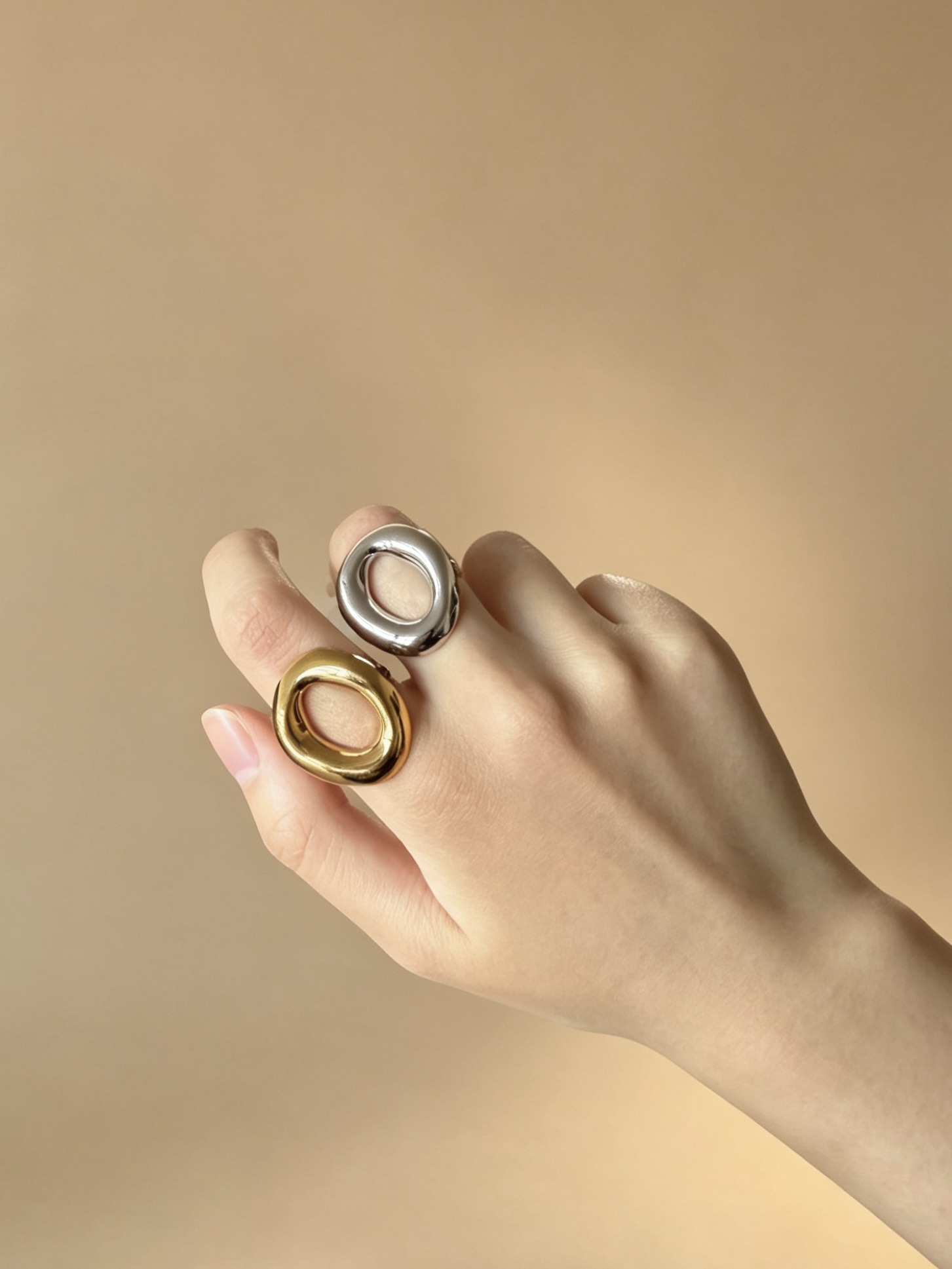 Wholesaler HANA BIJOUX - Circle Ring in stainless steel