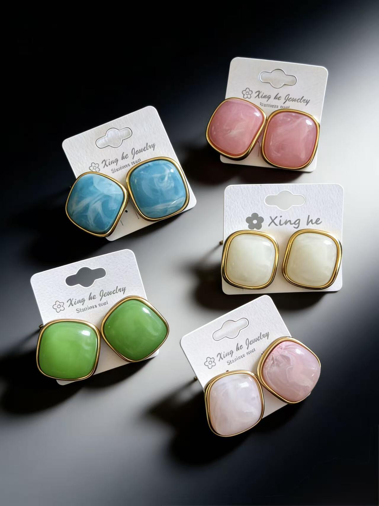 Wholesaler HANA BIJOUX - STEEL EARRINGS