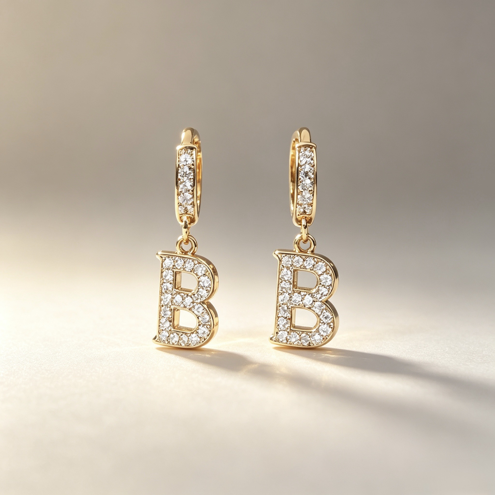 Wholesaler HANA BIJOUX - LETTER EARRINGS