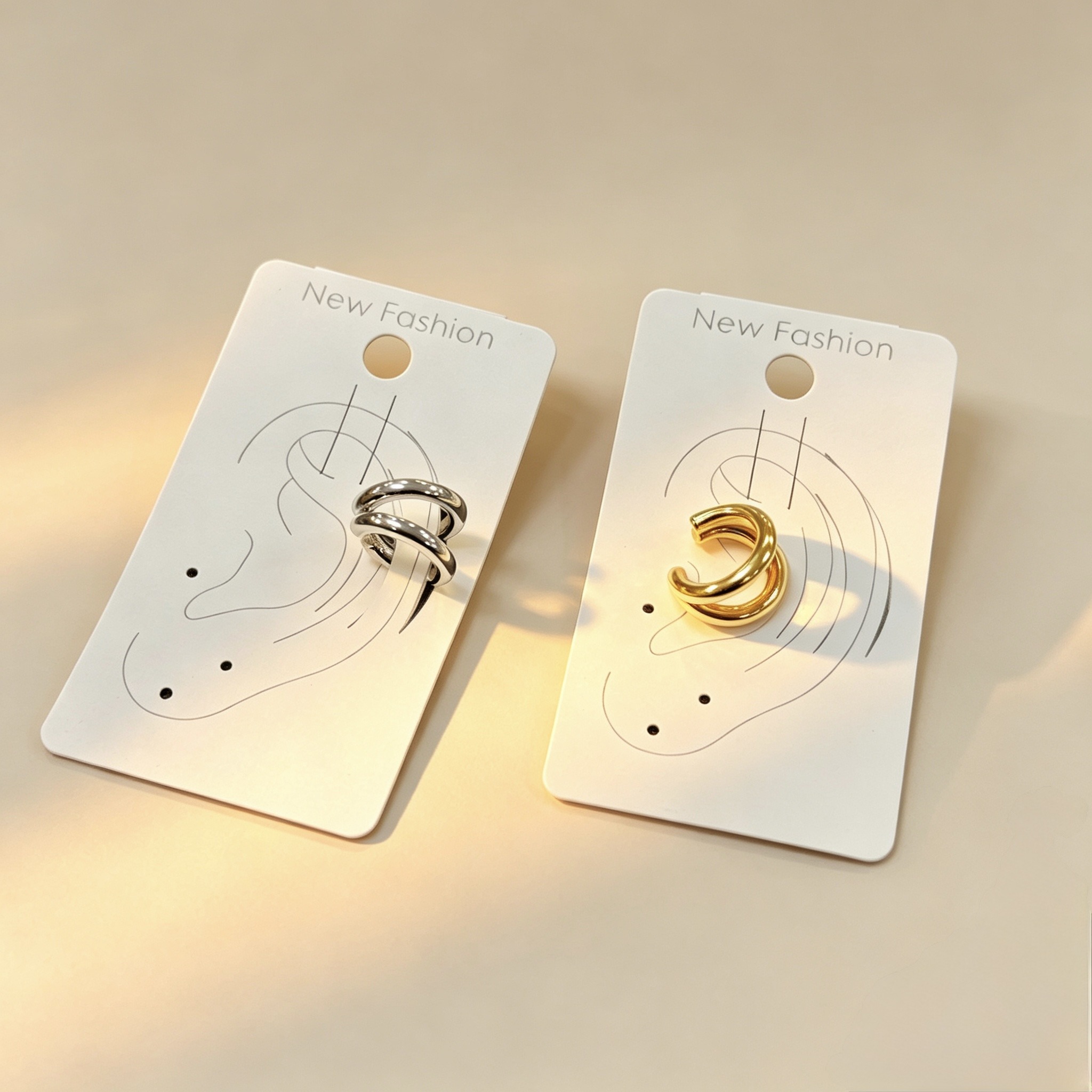 Wholesaler HANA BIJOUX - Single earcuff earring in stainless steel