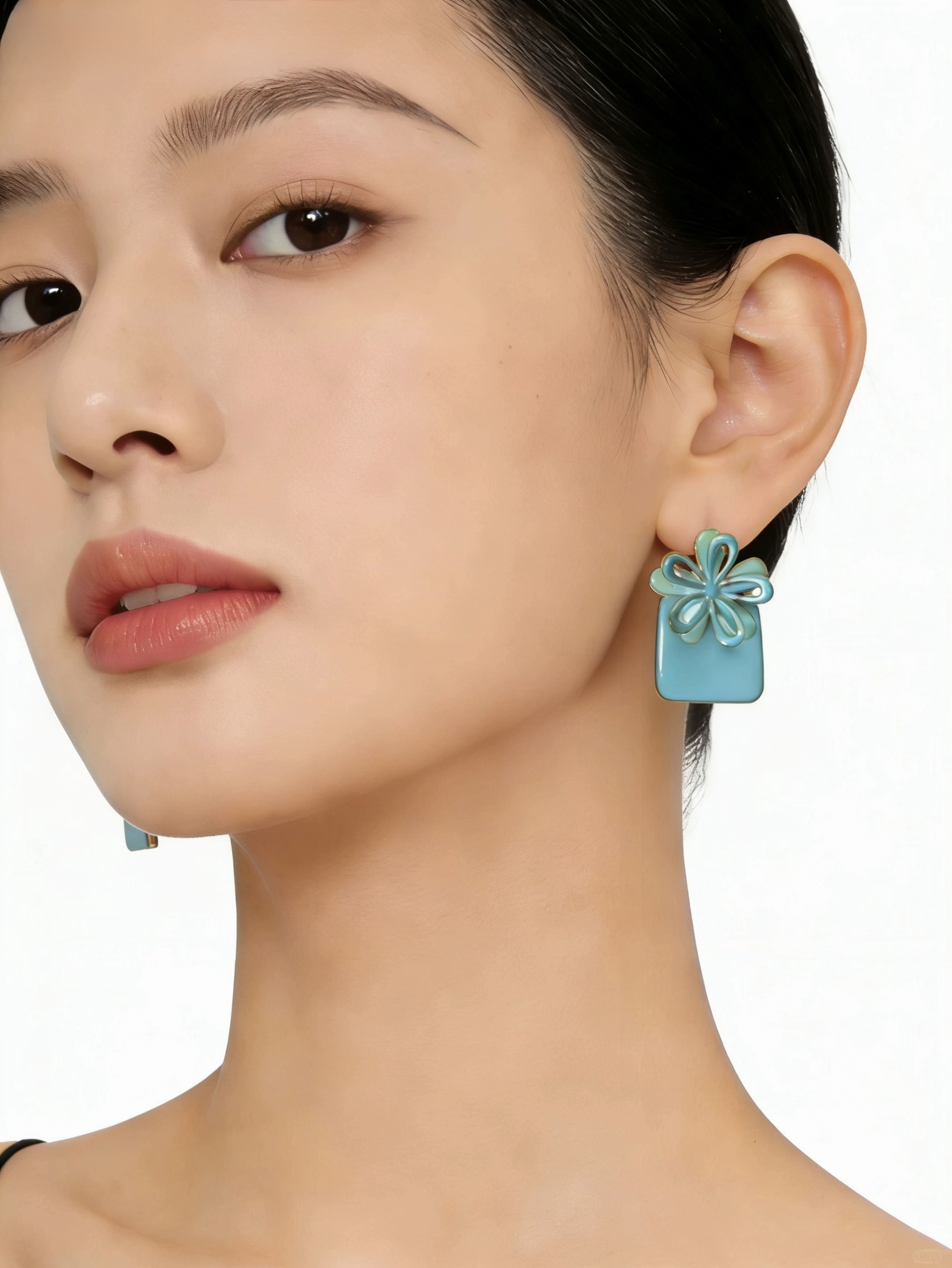 Wholesaler HANA BIJOUX - PAINTED STEEL EARRINGS