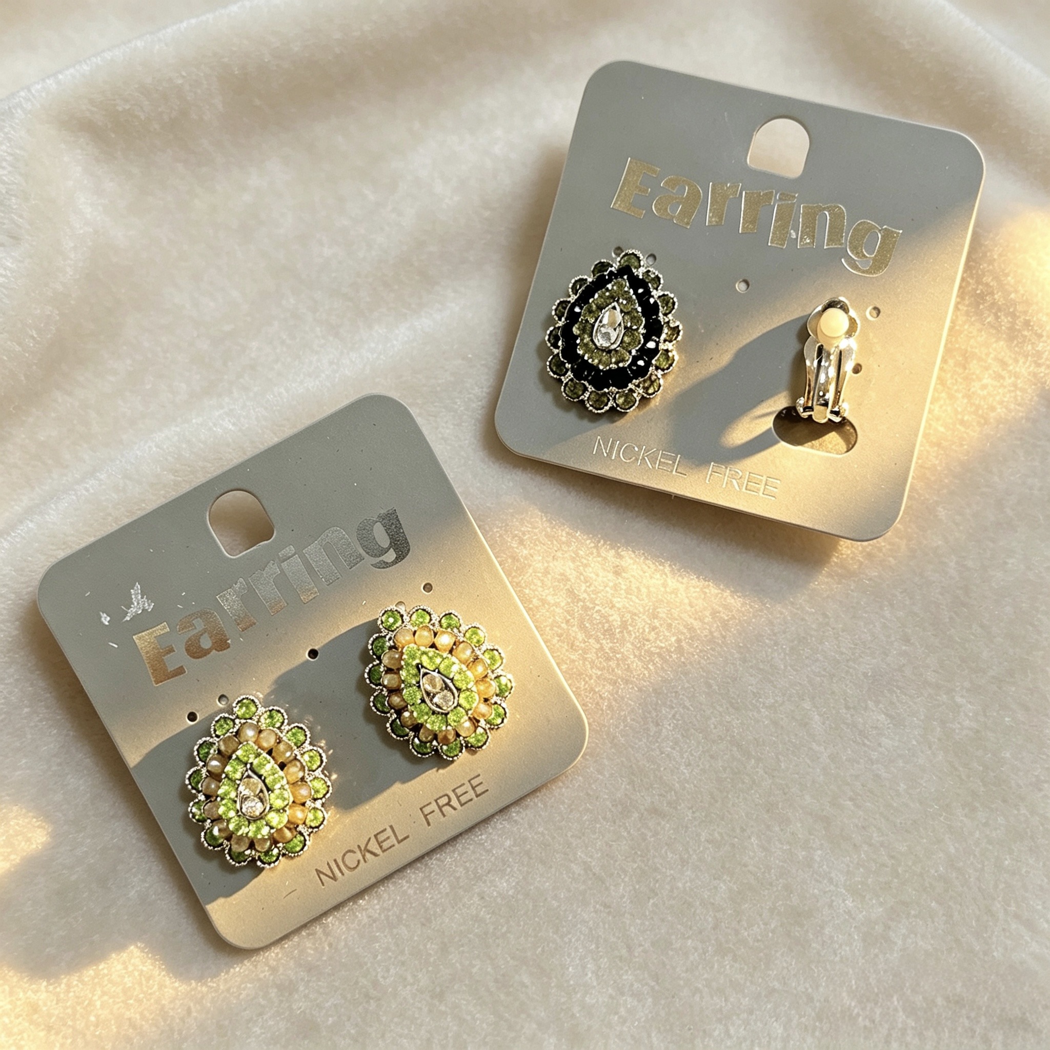 Wholesaler HANA BIJOUX - Drop clip-on earrings