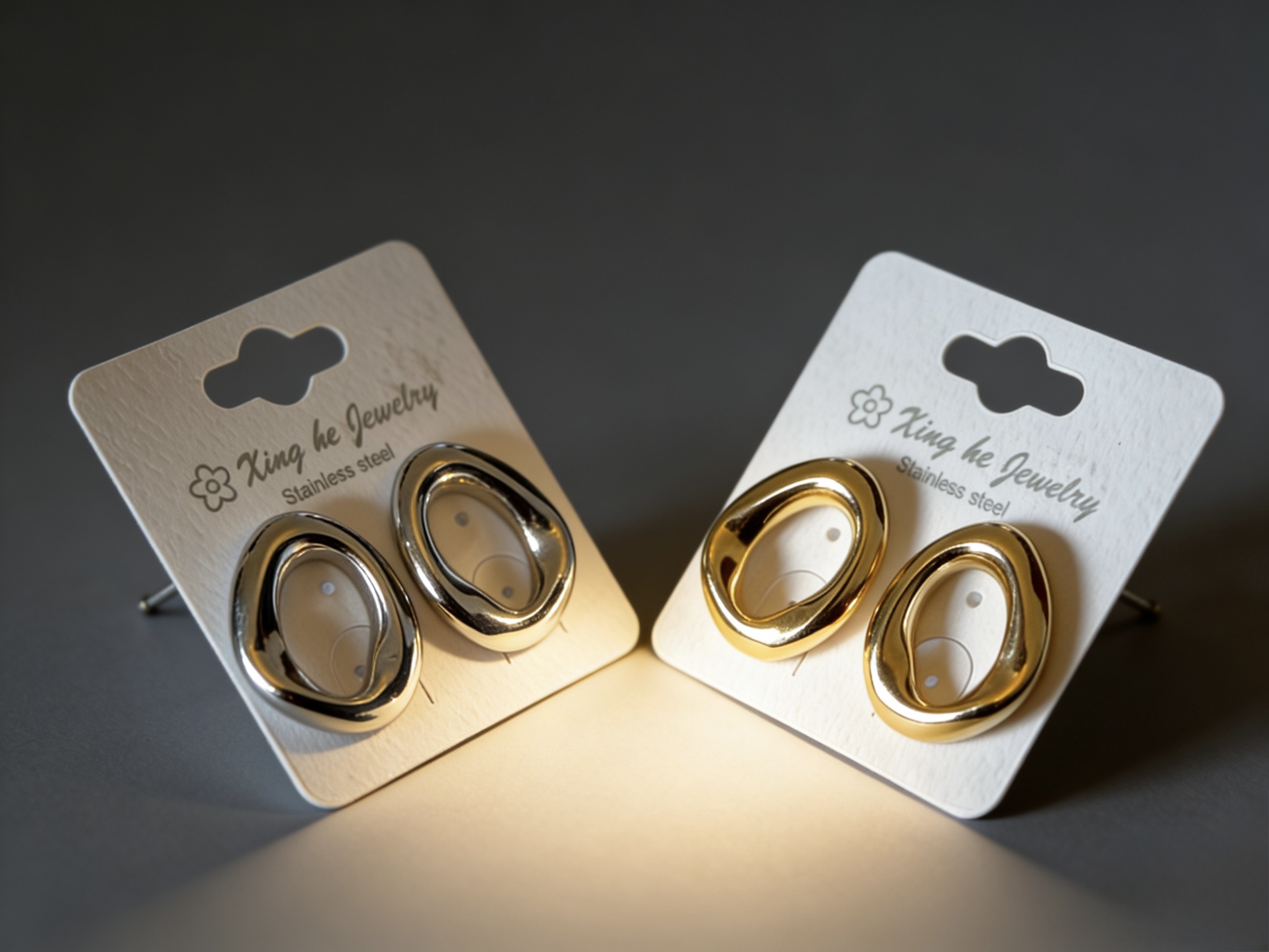 Wholesaler HANA BIJOUX - Stainless steel hoop earrings