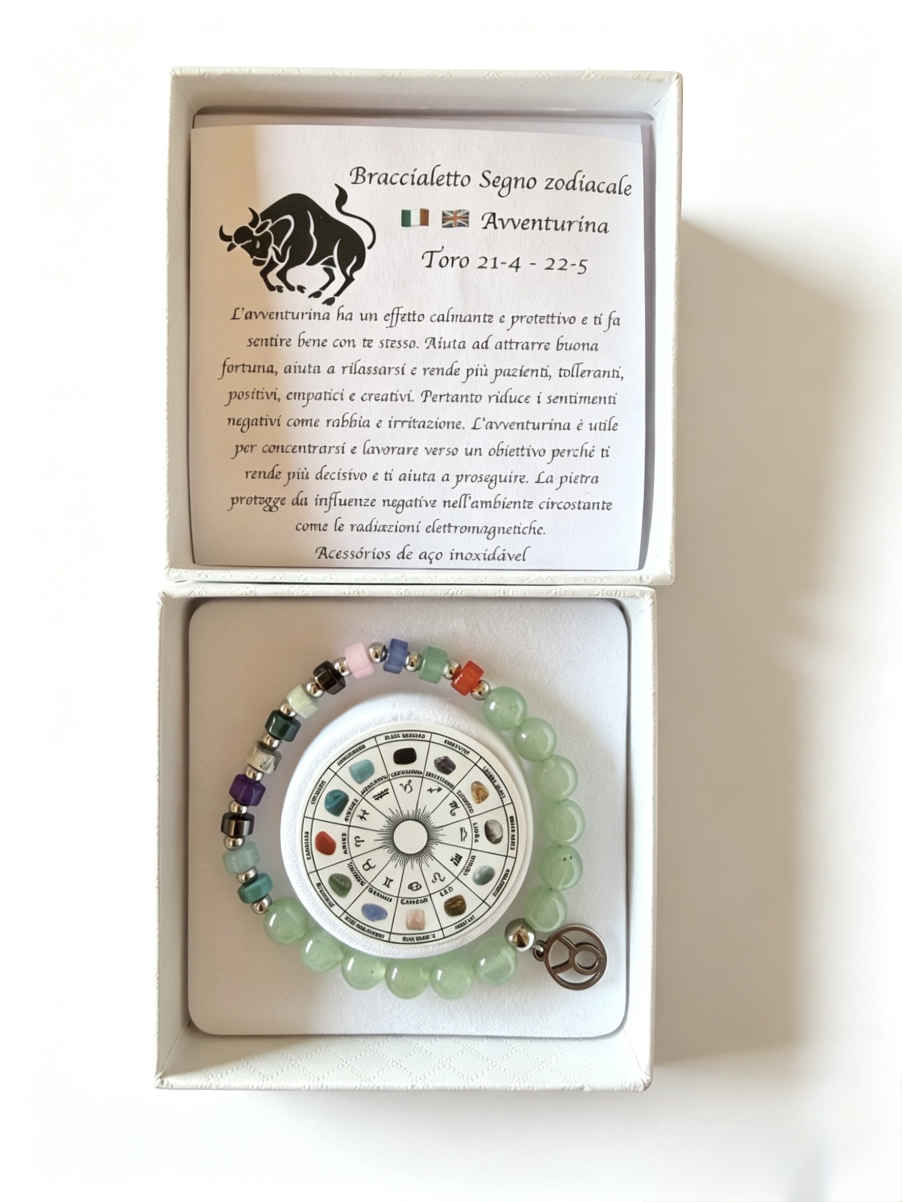 Mayorista HANA BIJOUX - Pulsera Tauro Aventurina