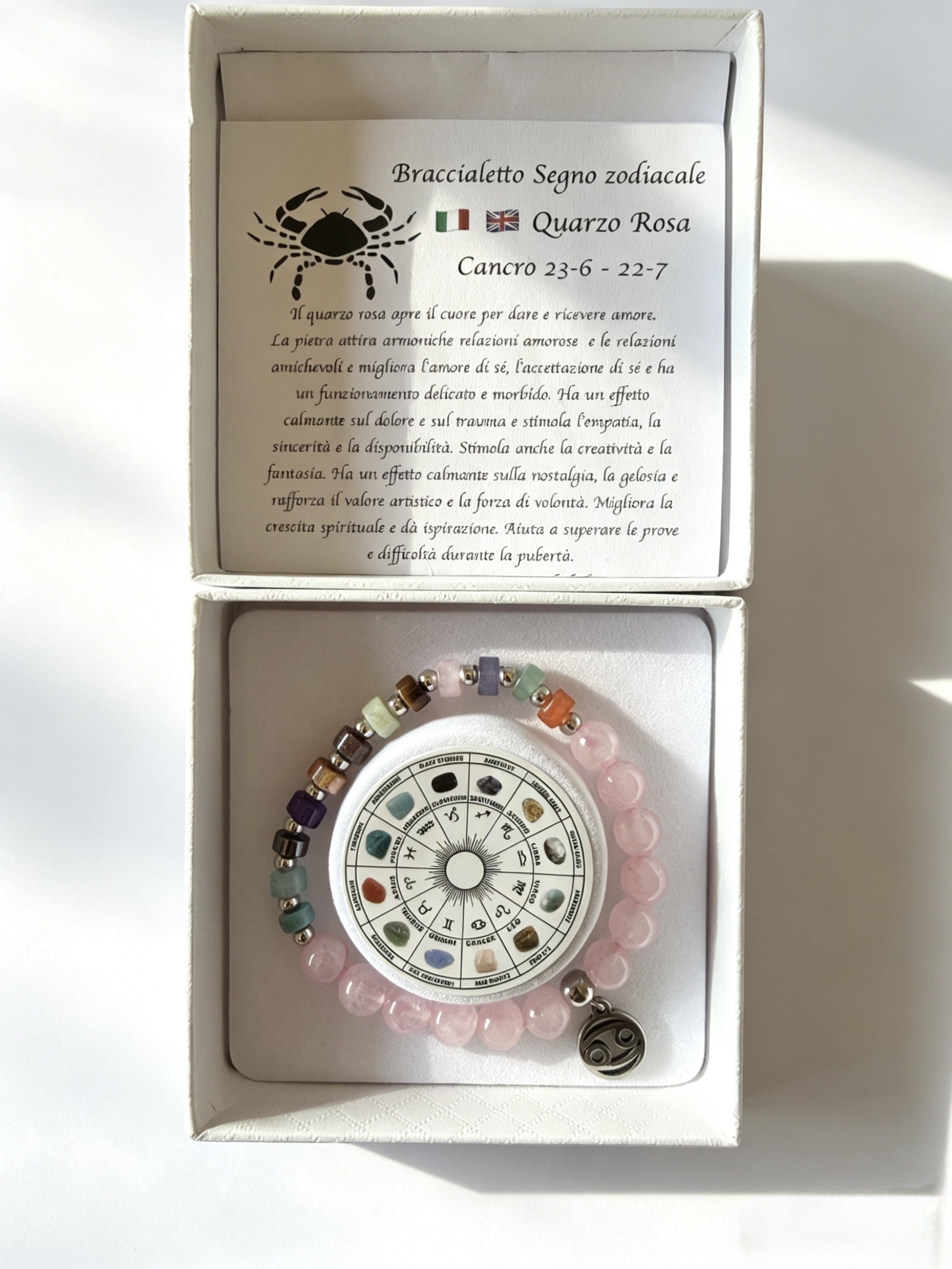 Mayorista HANA BIJOUX - Pulsera Cáncer Cuarzo rosa