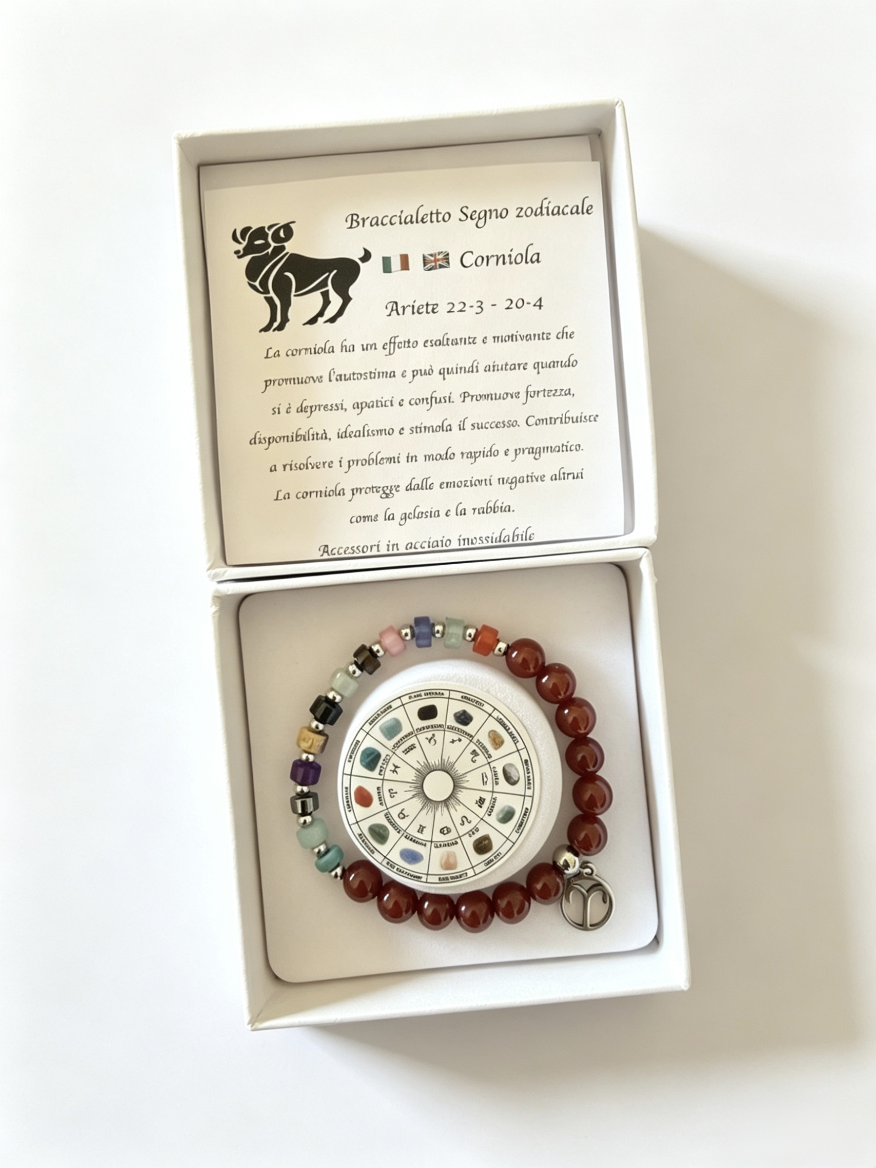 Wholesaler HANA BIJOUX - Aries Carnelian Bracelet